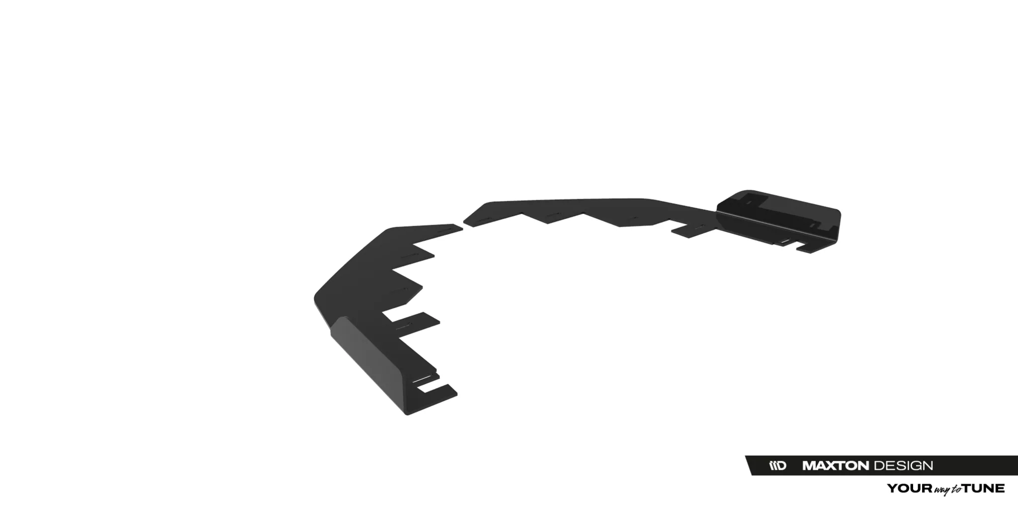 Frontsplitter-flopper Ford Mustang (Mk7) 2023-2026 | Glossy Black Edition – bilde 6
