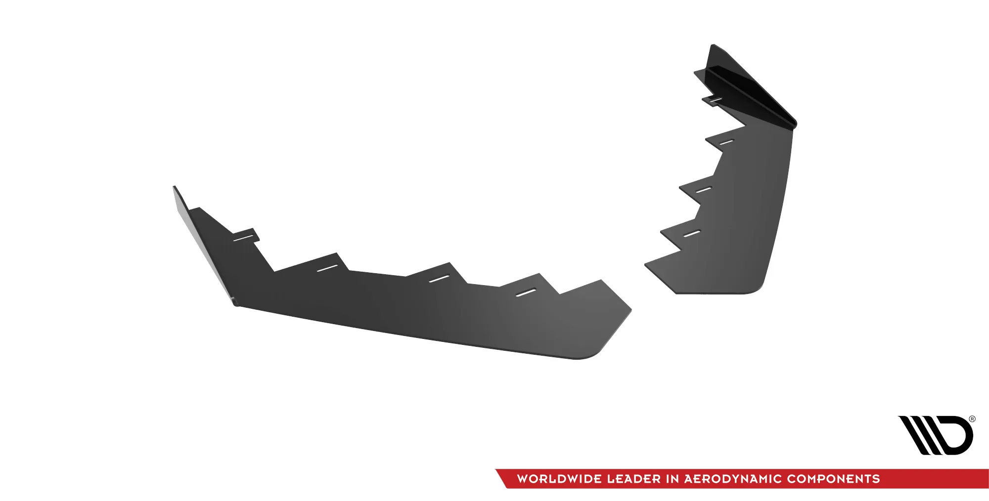 Frontsplitter-flopper Honda Civic XI Type-R 2023-> | Glossy Black Edition – bilde 4