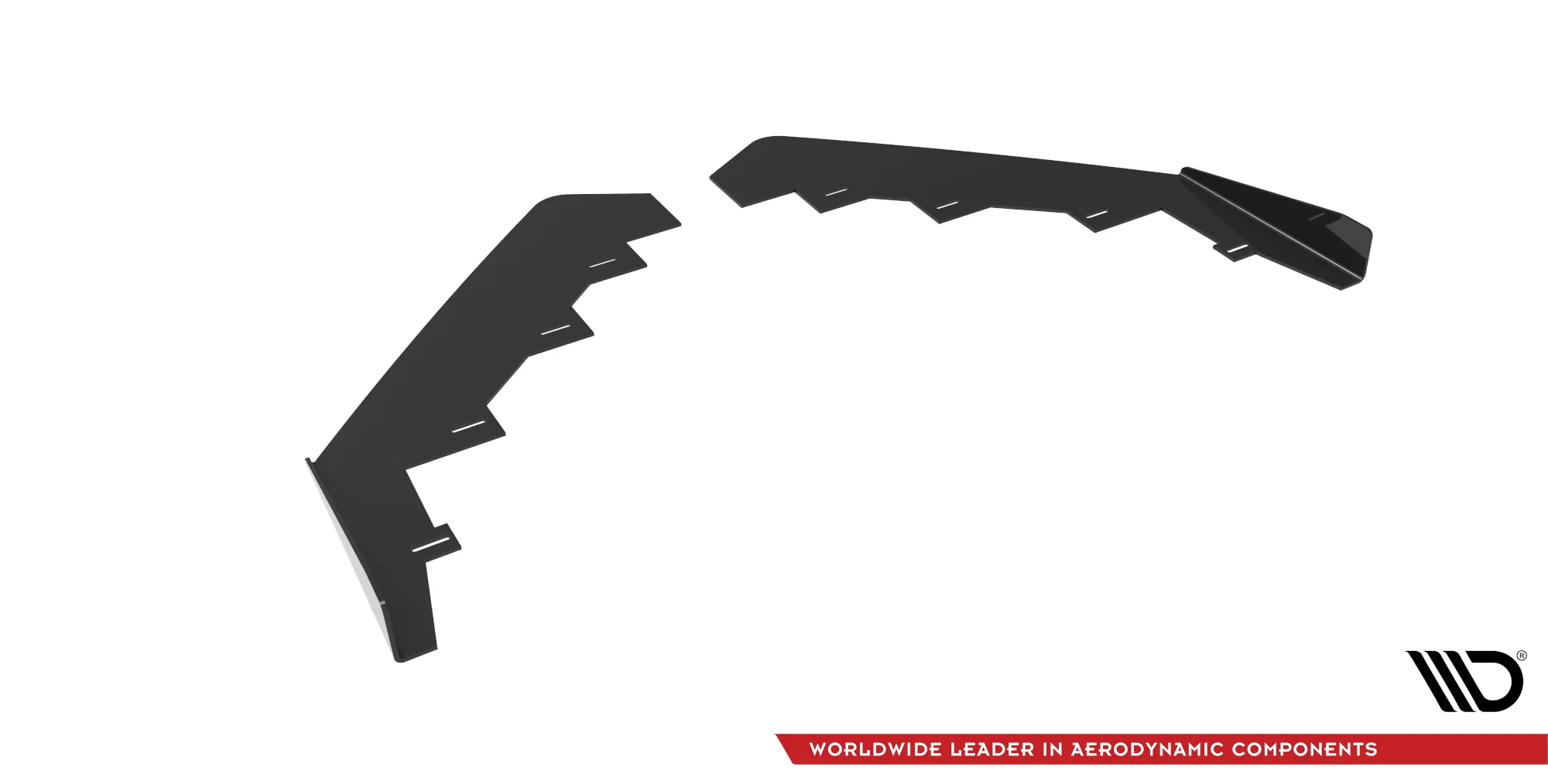 Frontsplitter-flopper Honda Civic XI Type-R 2023-> | Glossy Black Edition – bilde 5