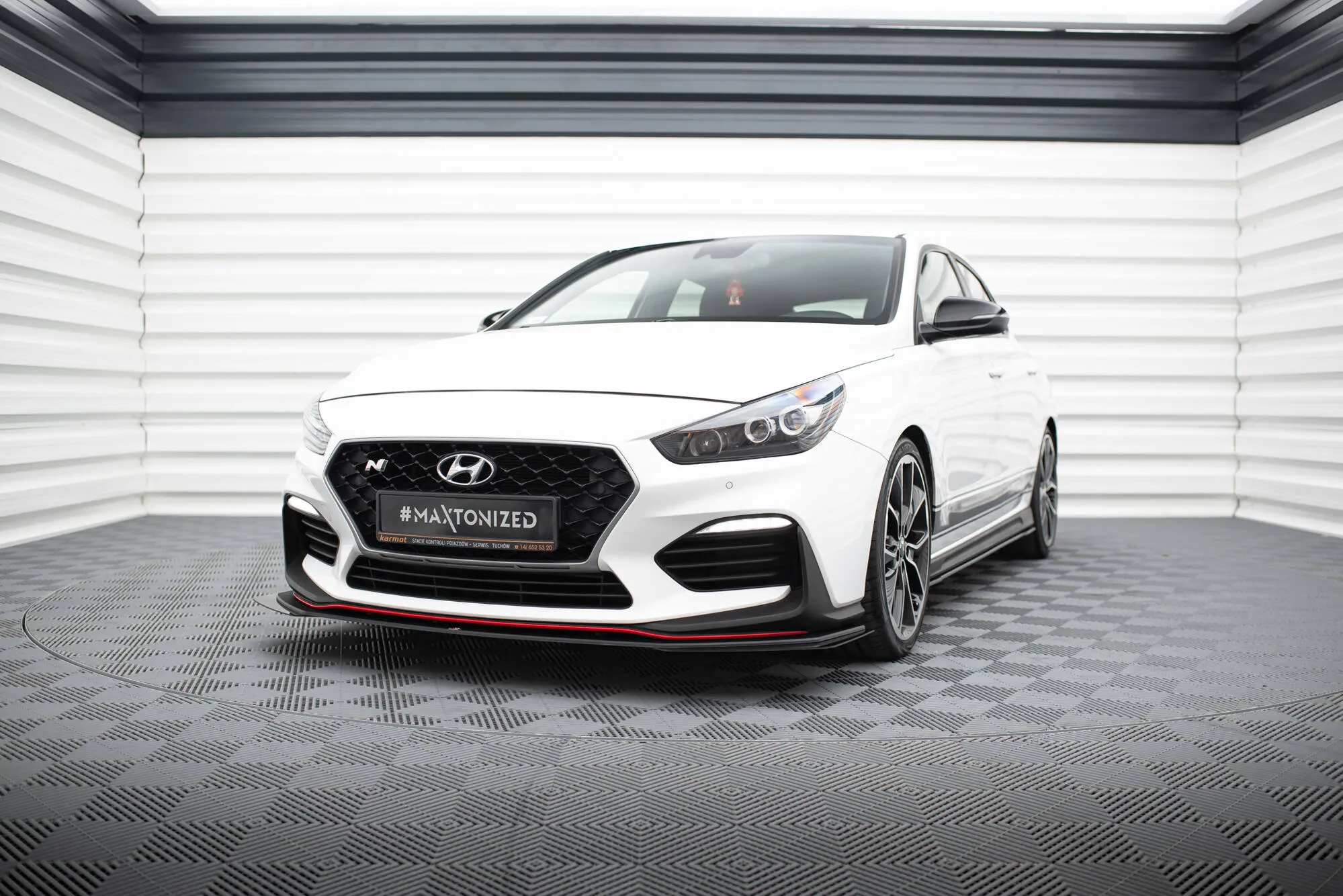 Frontsplitter-flopper Hyundai i30 III N / i30 III Fastback 2017-2020 | Glossy Black Edition – bilde 3