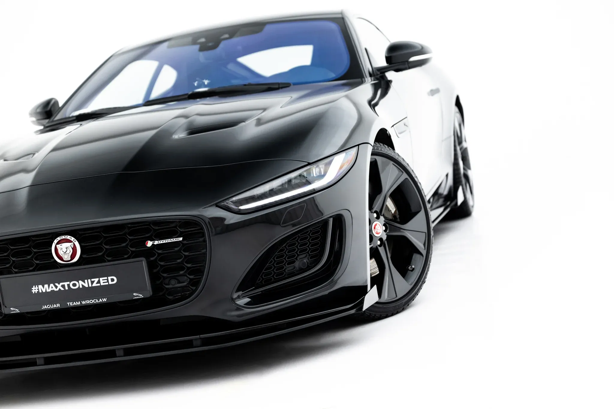 Frontsplitter-flopper Jaguar F-Type X152 Facelift 2 2020 - 2024 | Glossy Black Edition