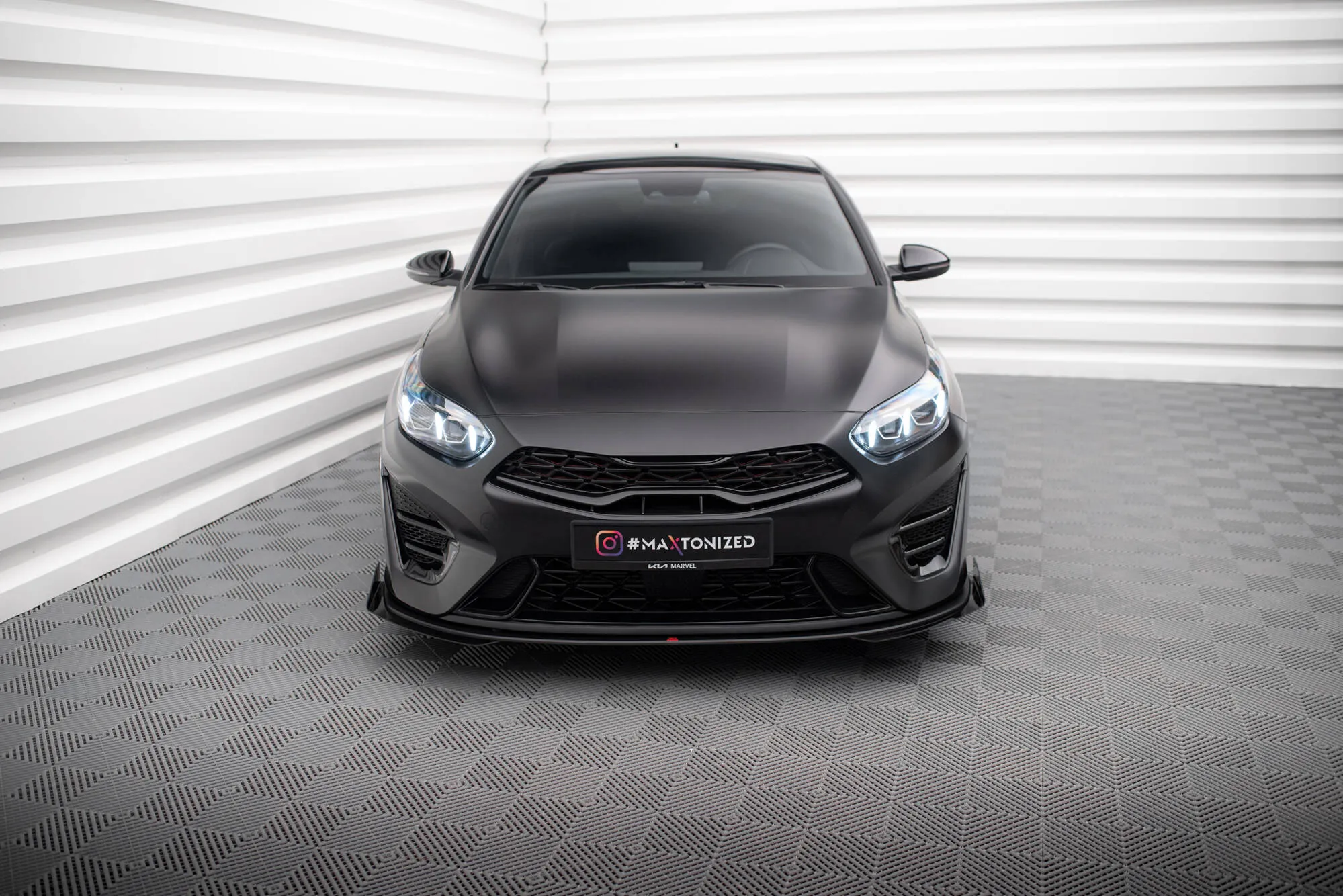 Frontsplitter-flopper Kia Proceed GT facelift 2021 - > | Glossy Black Edition – bilde 2