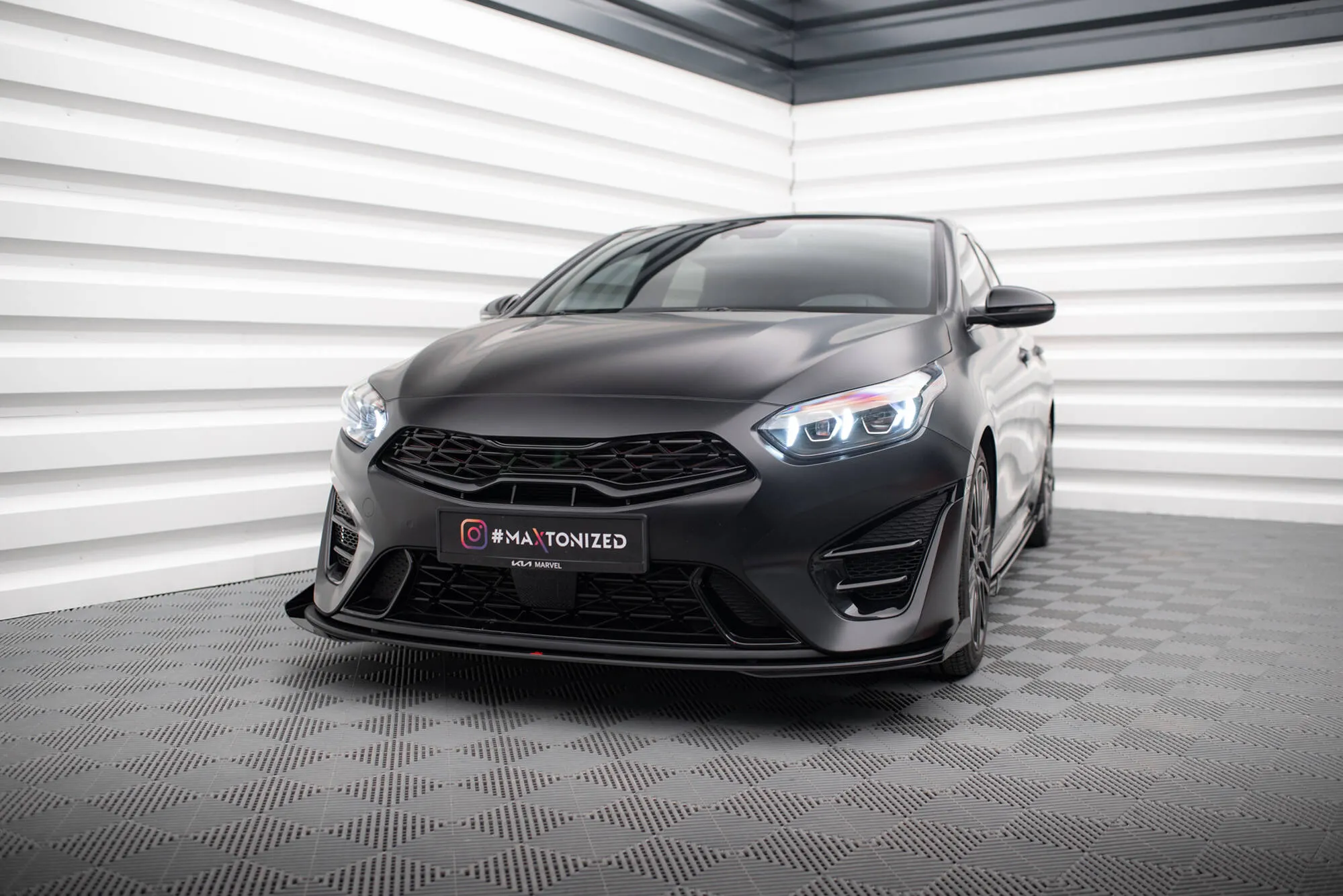 Frontsplitter-flopper Kia Proceed GT facelift 2021 - > | Glossy Black Edition – bilde 3