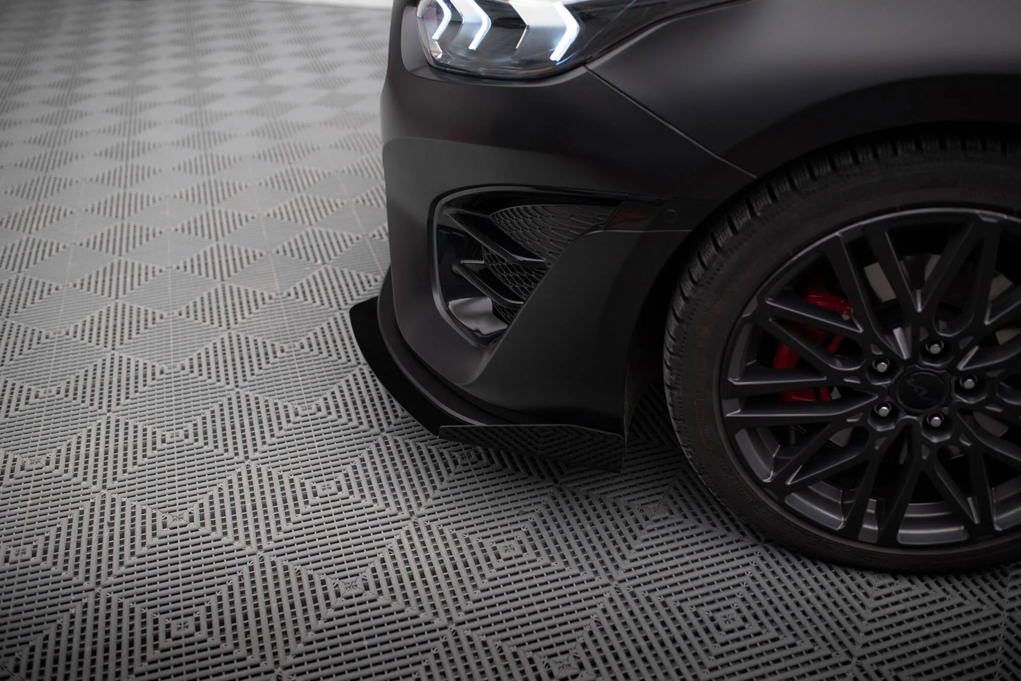 Frontsplitter-flopper Kia Proceed GT facelift 2021 - > | Glossy Black Edition – bilde 4