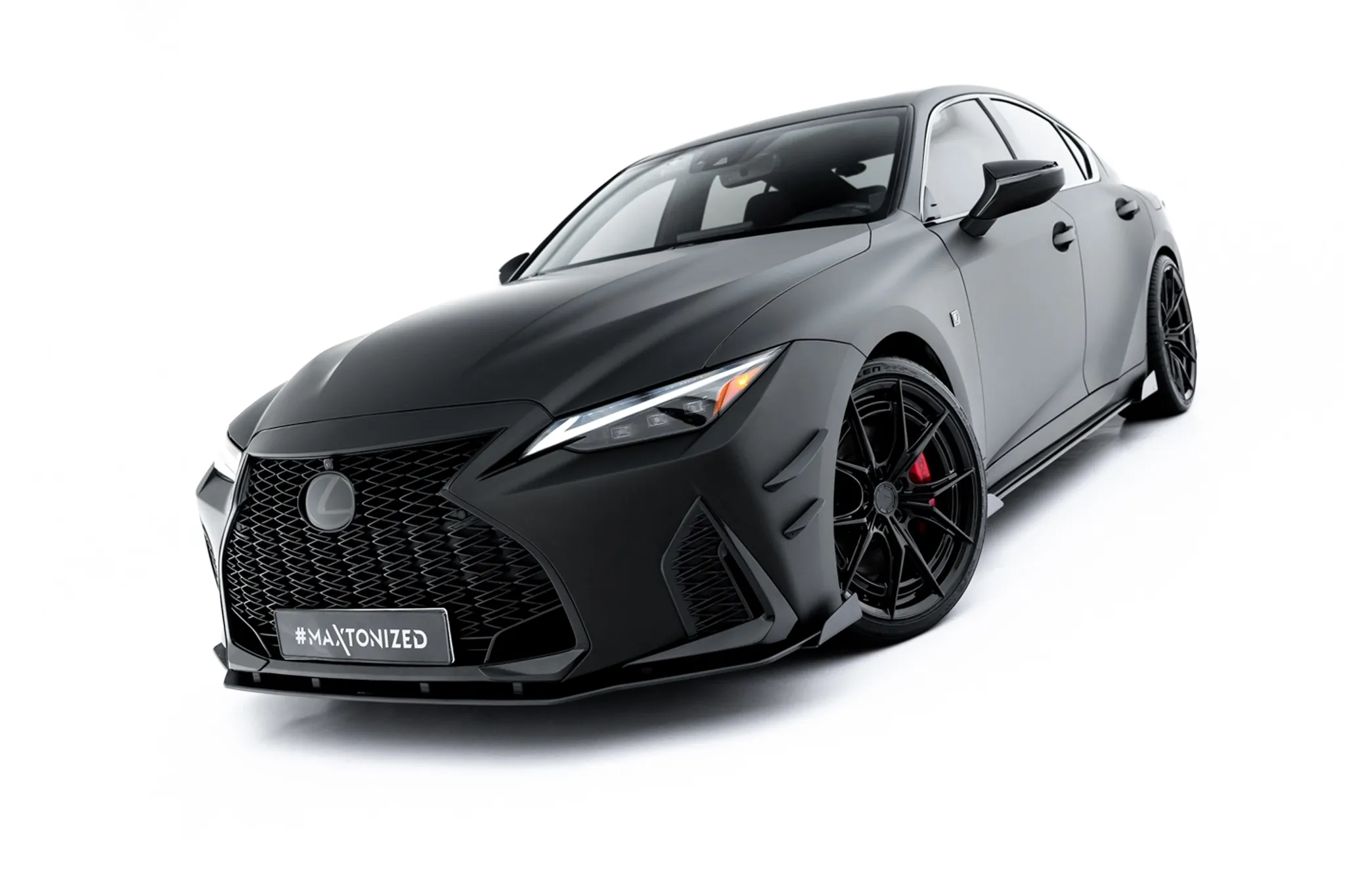Frontsplitter-flopper Lexus IS 500 III Facelift (XE30) 2020 -> | Glossy Black Edition – bilde 3