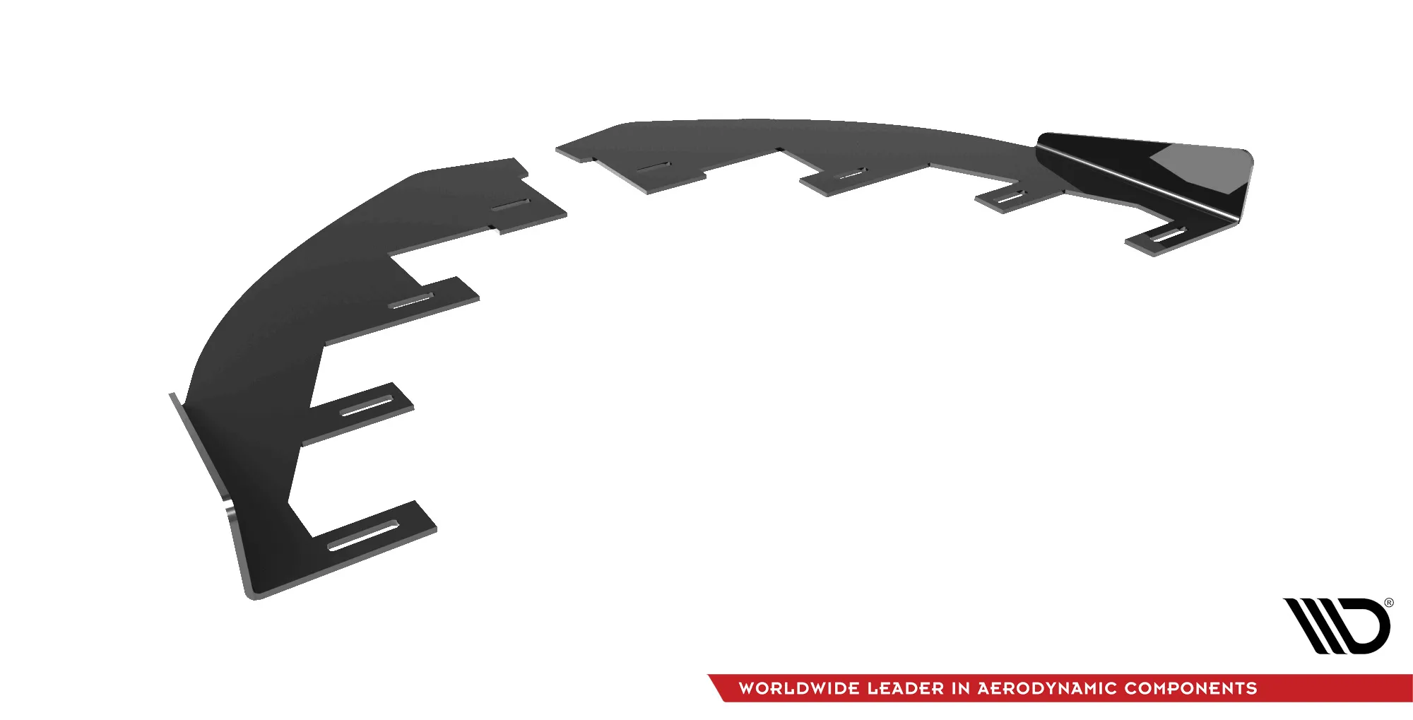 Frontsplitter-flopper Mazda 3 MPS I 2006-2009 | Glossy Black Edition