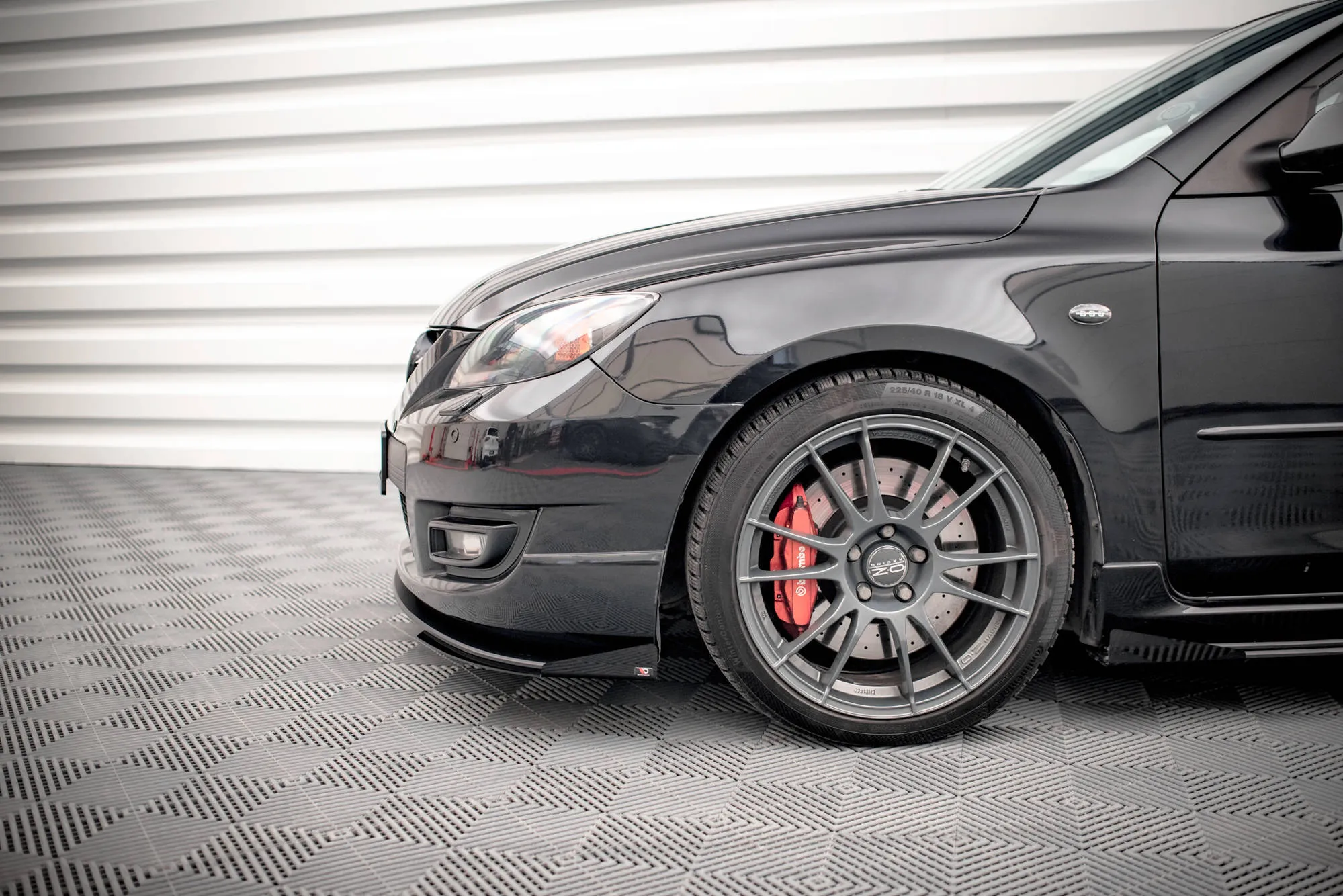 Frontsplitter-flopper Mazda 3 MPS I 2006-2009 | Glossy Black Edition – bilde 3
