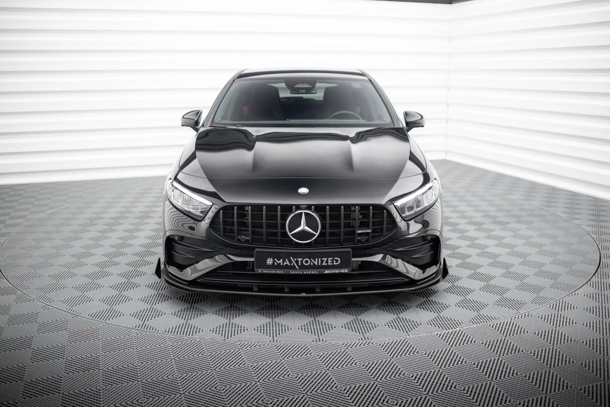 Frontsplitter-flopper Mercedes-AMG A35 (W177) facelift 2023 - > | Glossy Black Edition – bilde 2