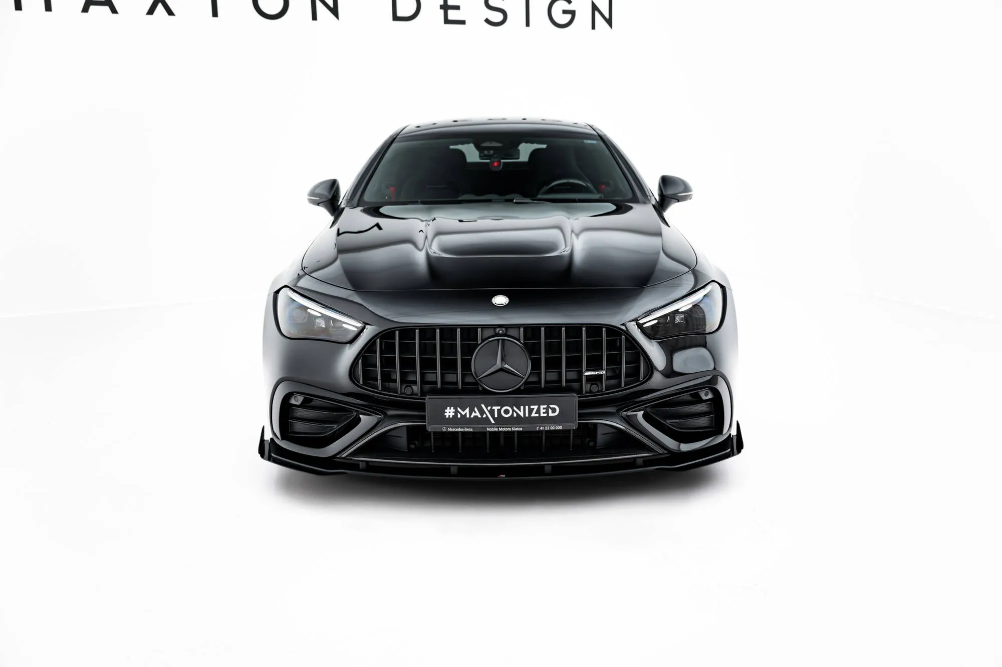 Frontsplitter-flopper Mercedes-AMG Cle 53 (C236) 2023 -> | Glossy Black Edition – bilde 2