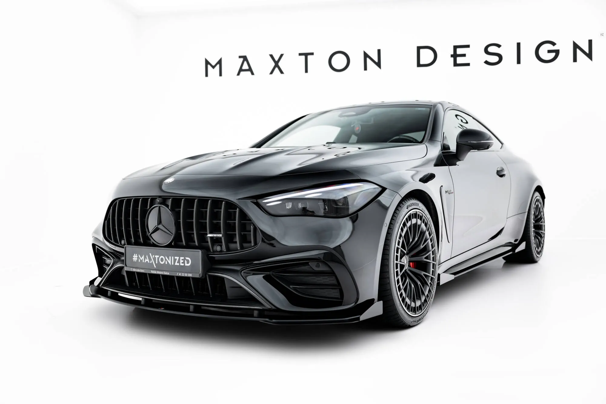 Frontsplitter-flopper Mercedes-AMG Cle 53 (C236) 2023 -> | Glossy Black Edition – bilde 3