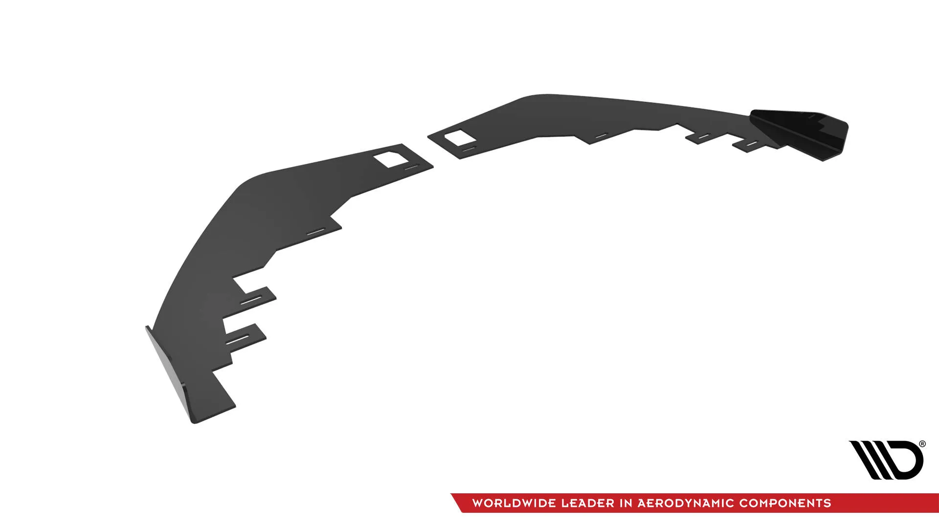 Frontsplitter-flopper Mercedes-Benz A (W176) AMG-Line facelift 2015 -2018 | Glossy Black Edition – bilde 5