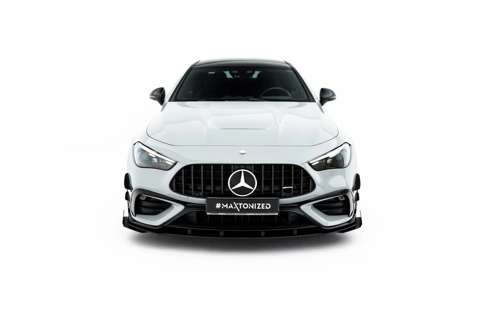 Frontsplitter-flopper Mercedes-Benz AMG Cle 53 Aero (C236) 2023 -> | Glossy Black Edition – bilde 3