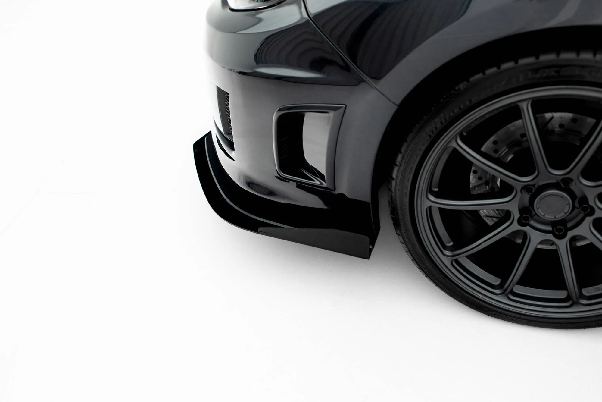 Frontsplitter-flopper Subaru Impreza WRX STI III Facelift 2010 - 2014 | Glossy Black Edition – bilde 4