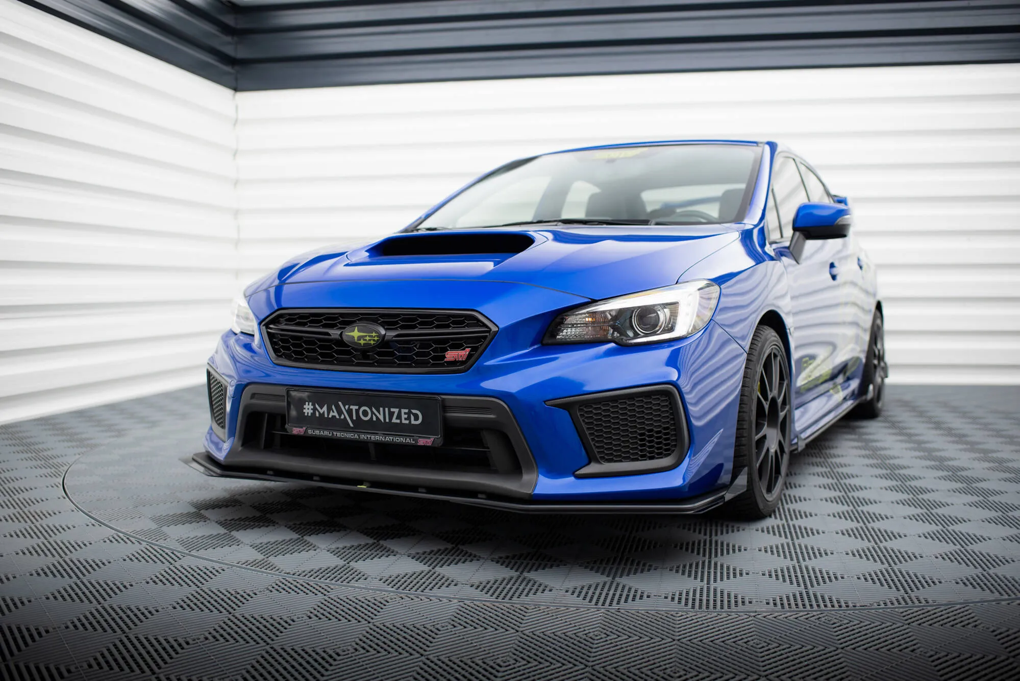 Frontsplitter-flopper Subaru WRX STI I Facelift 2017 - 2021 | Glossy Black Edition – bilde 3