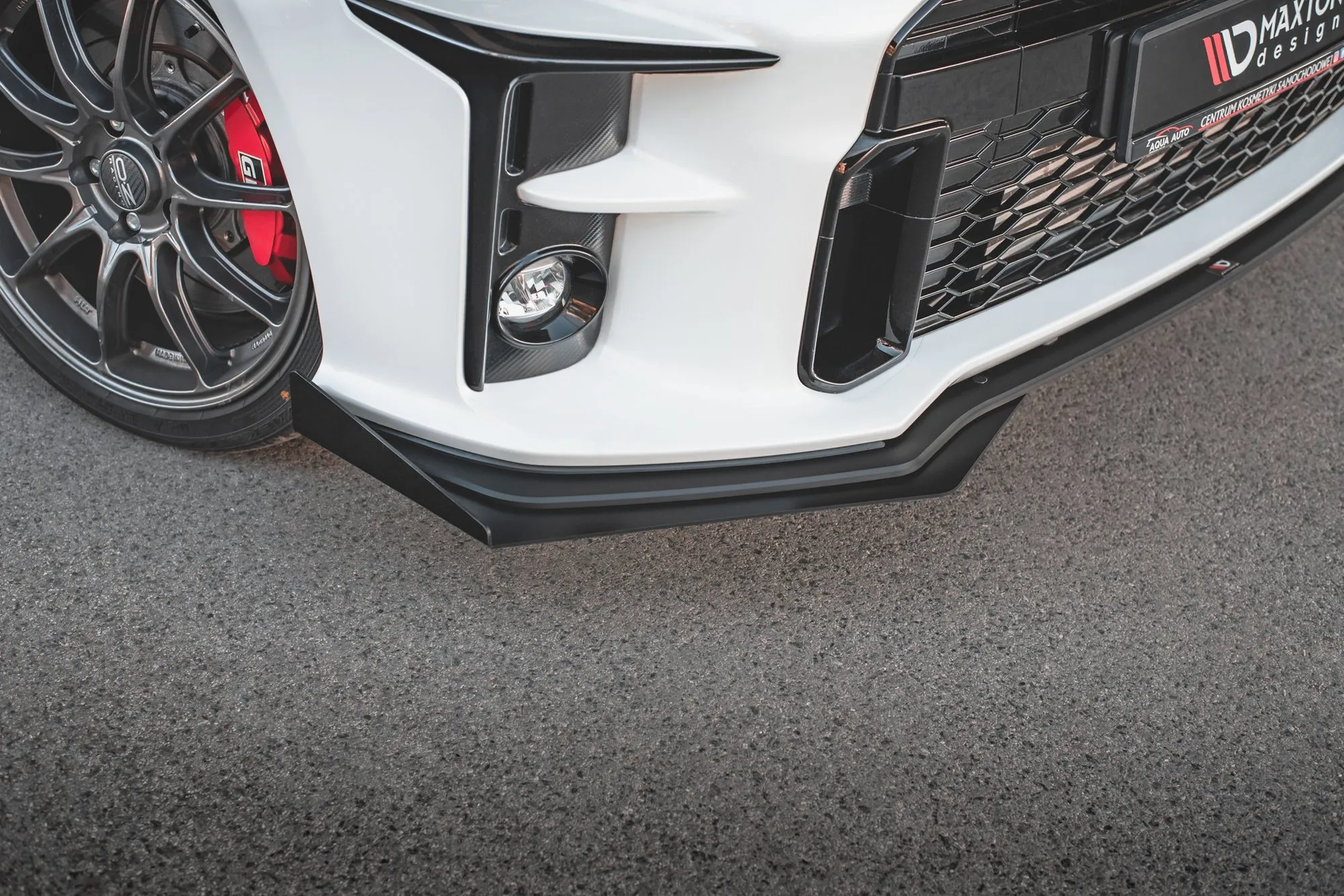 Frontsplitter-flopper Toyota Yaris GR IV 2020-> | Glossy Black Edition