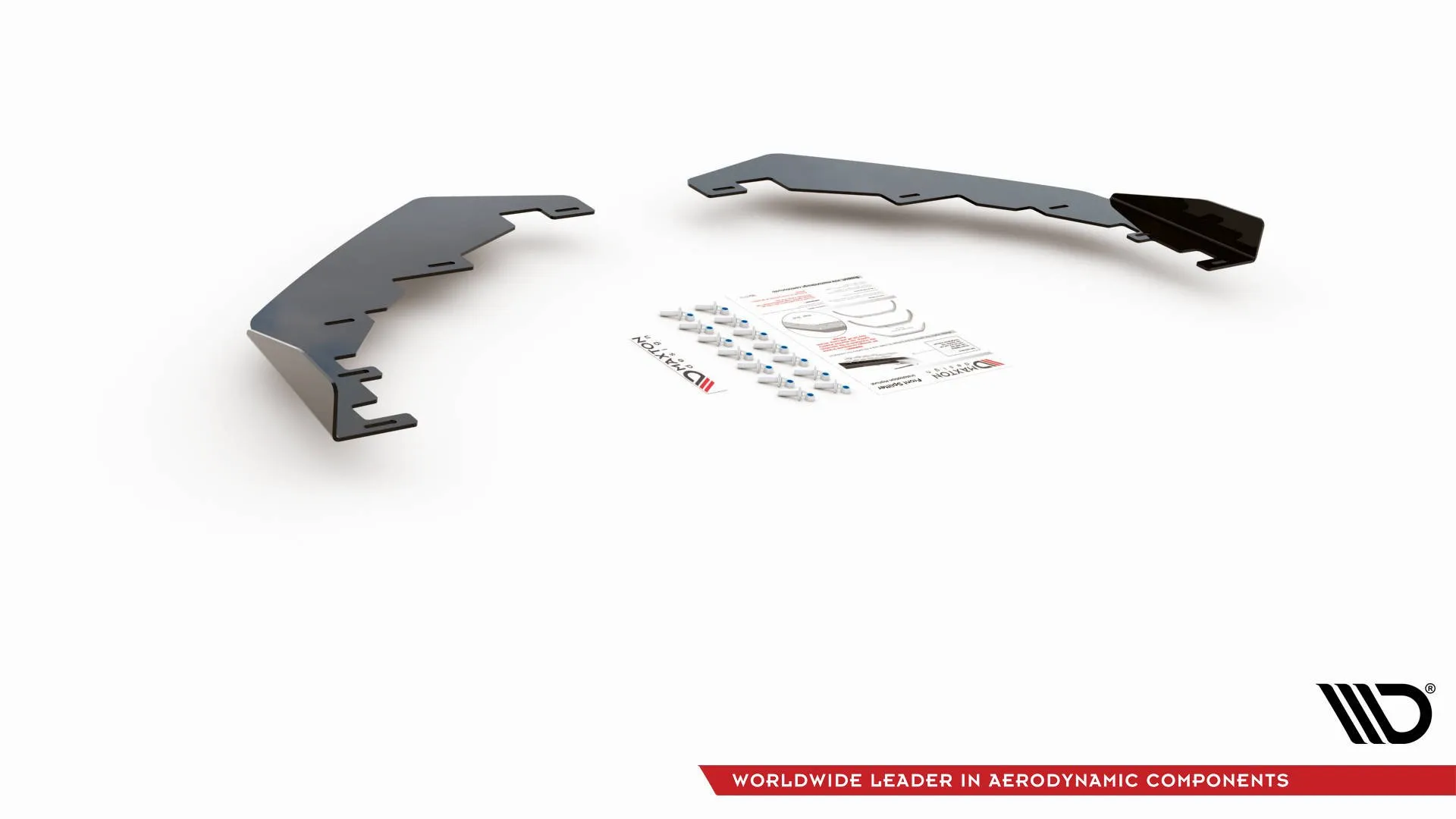 Frontsplitter-flopper Volkswagen Golf (GTI/GTD/R-Line/GTE) VIII Facelift 2020 - 2024 | Glossy Black Edition – bilde 4