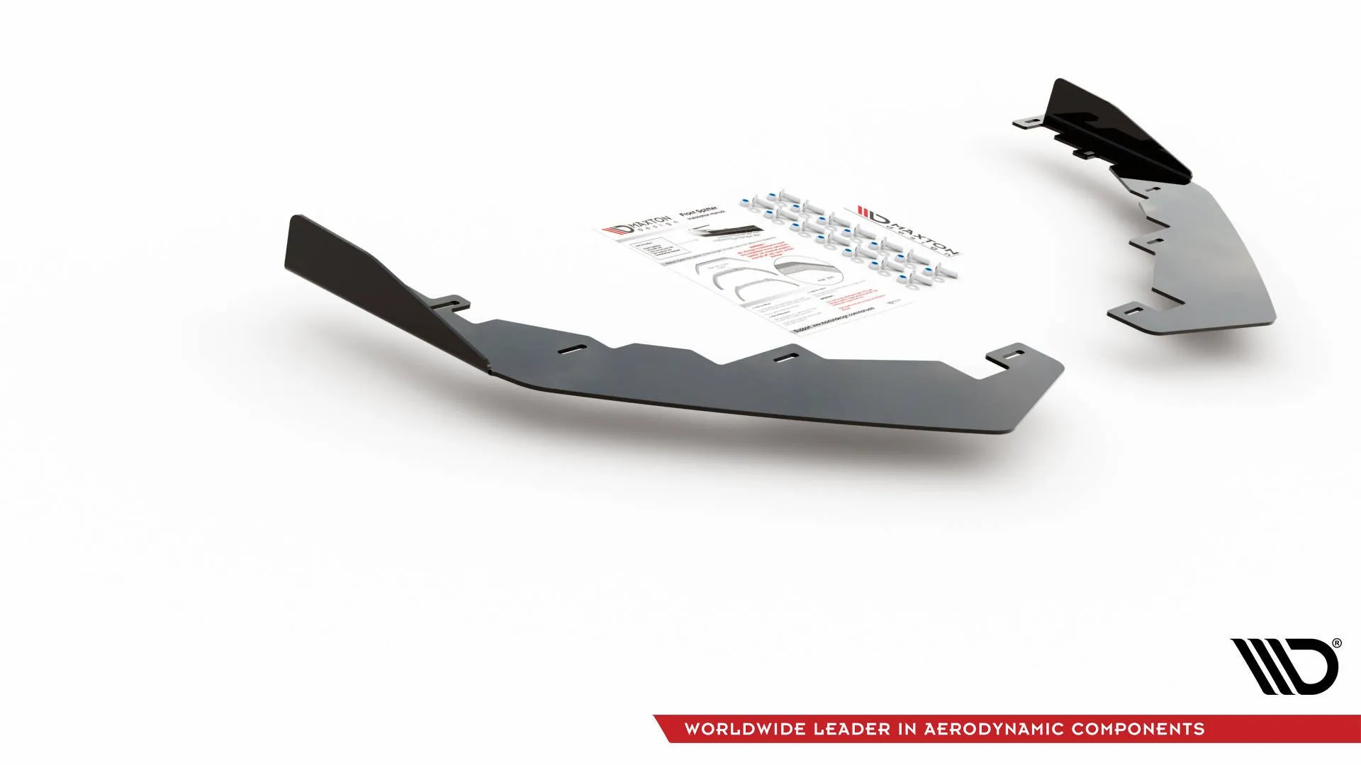 Frontsplitter-flopper Volkswagen Golf (GTI/GTD/R-Line/GTE) VIII Facelift 2020 - 2024 | Glossy Black Edition – bilde 5