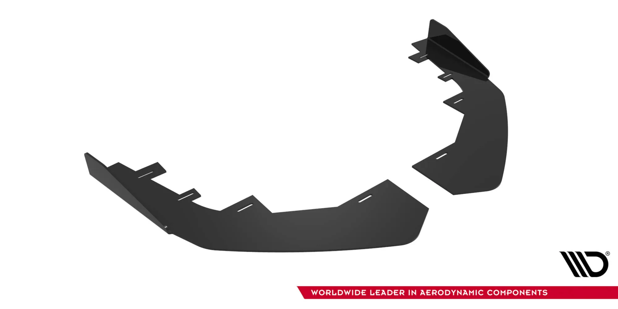 Frontsplitter-flopper Volkswagen Golf (R-Line/GTI/GTE) VIII Facelift 2024 - | Glossy Black Edition – bilde 4
