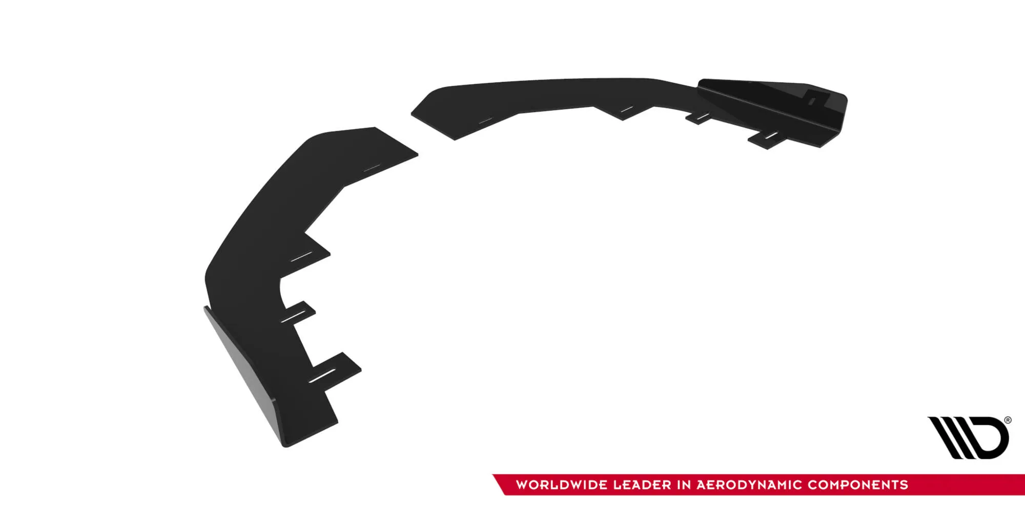 Frontsplitter-flopper Volkswagen Golf (R-Line/GTI/GTE) VIII Facelift 2024 - | Glossy Black Edition – bilde 5