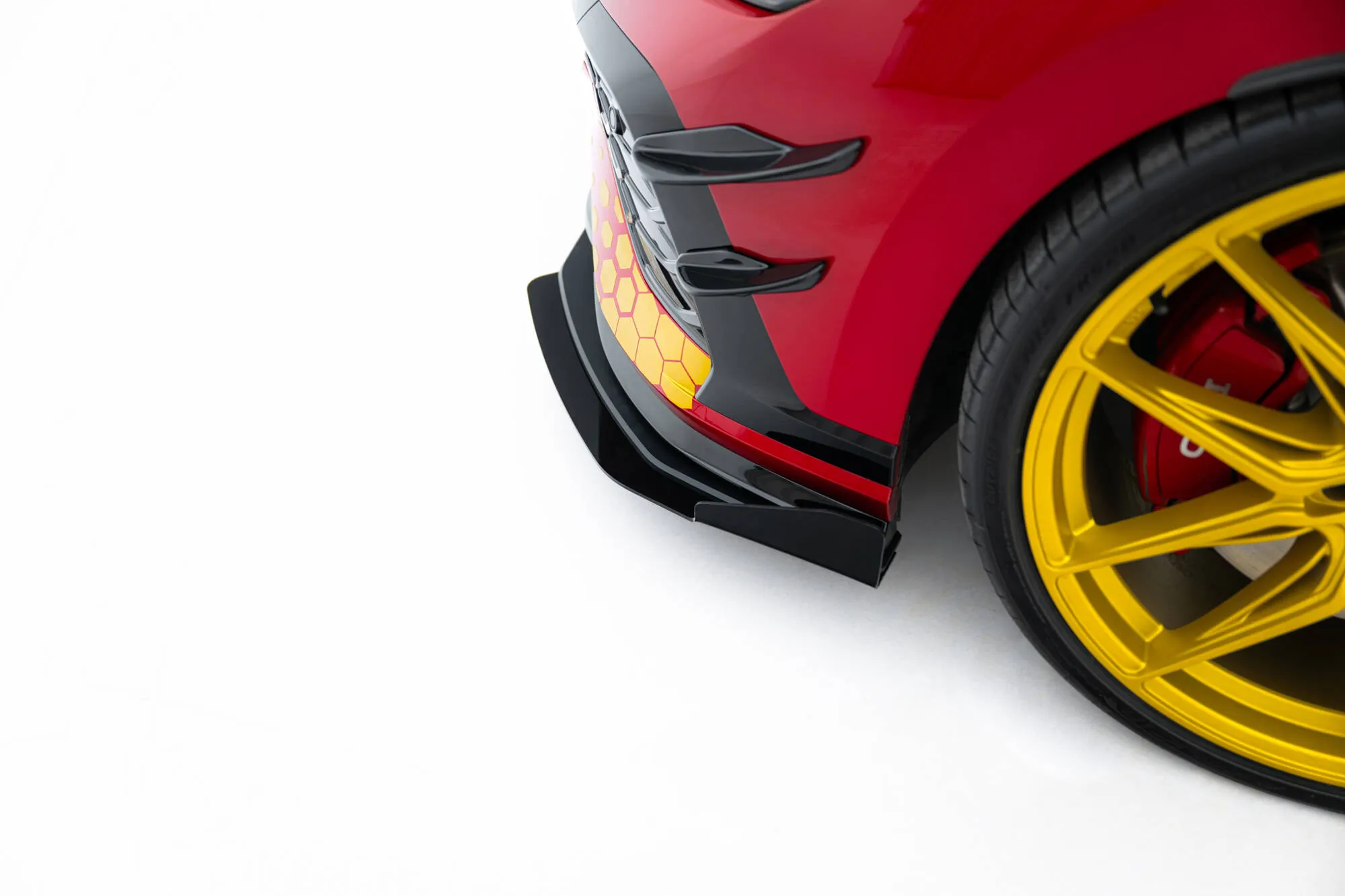 Frontsplitter-flopper VW Golf GTI Clubsport VIII Facelift 2024 -> | Glossy Black Edition – bilde 4