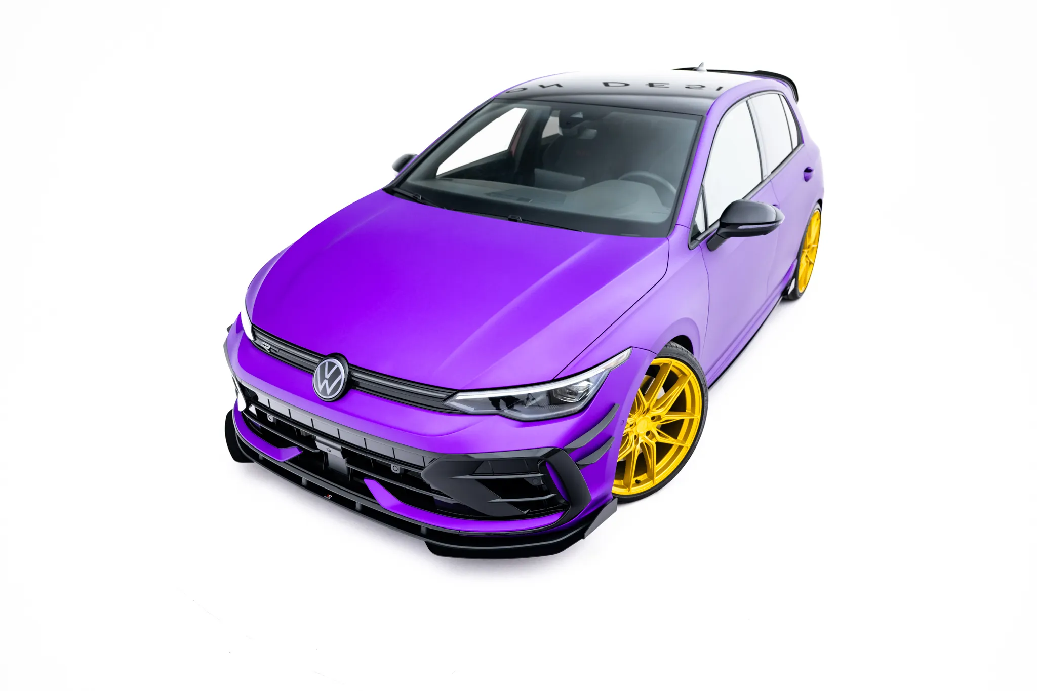 Frontsplitter-flopper VW Golf R VIII Facelift 2024 -> | Glossy Black Edition – bilde 4