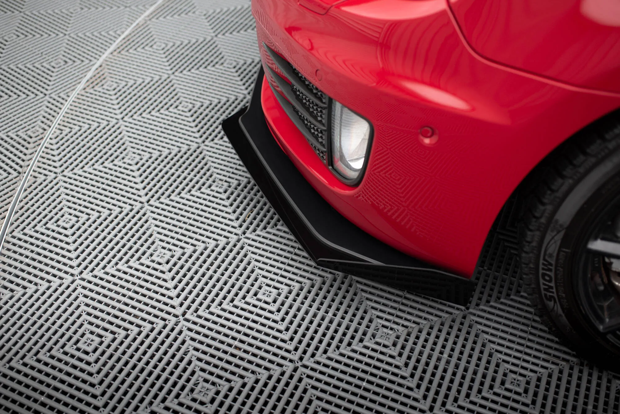 Frontsplitter-flopper VW Golf VI GTI 2008-2012 | Glossy Black Edition