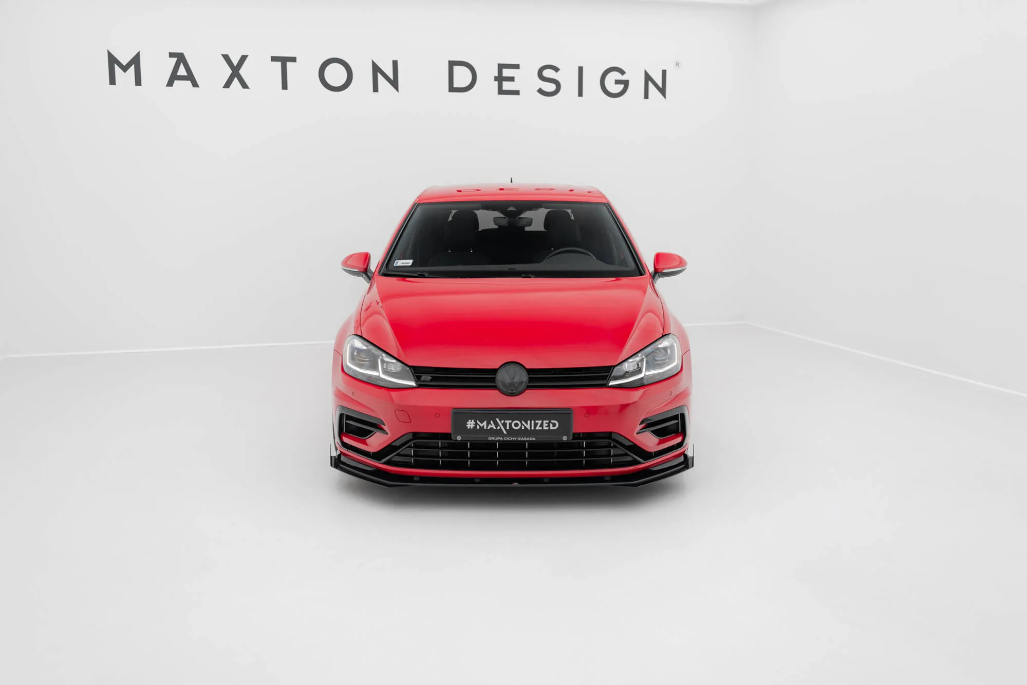 Frontsplitter-flopper VW Golf VII R / R-Line Facelift 2017-2020 | Glossy Black Edition – bilde 2