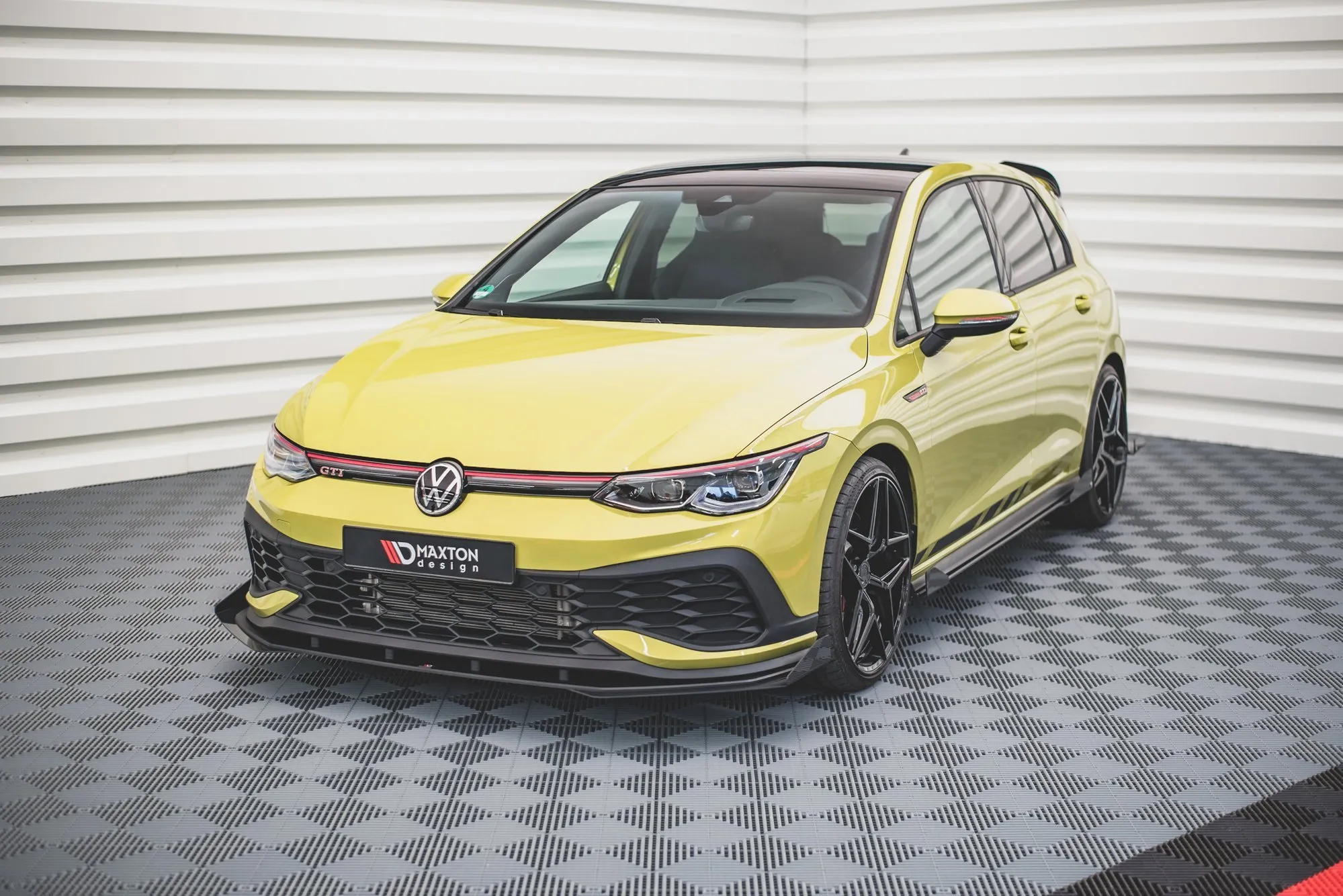 Frontsplitter-flopper VW Golf VIII GTI Clubsport 2020-> | Glossy Black Edition – bilde 3