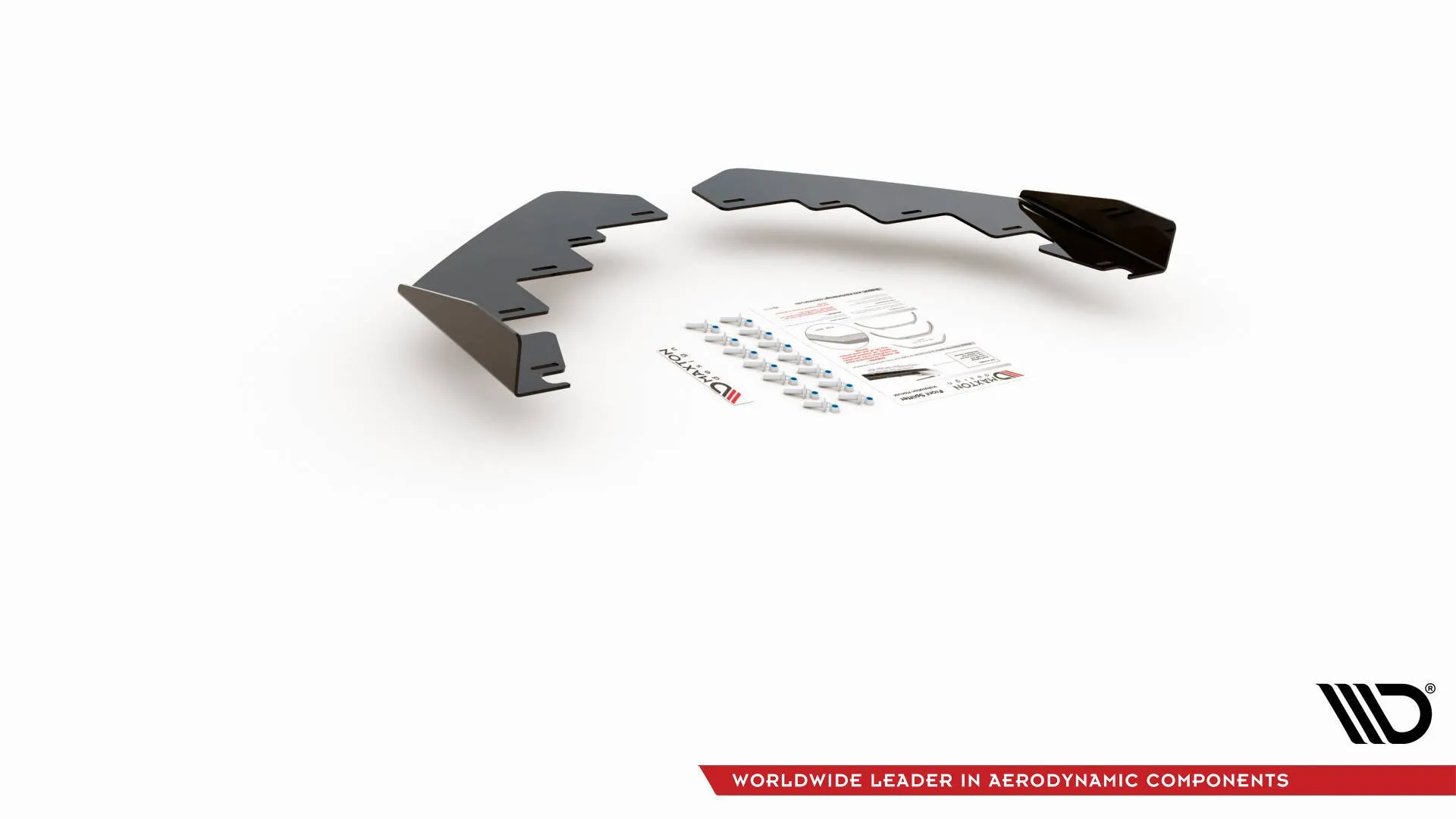 Frontsplitter-flopper VW Polo VI GTI 2017-2021 | Glossy Black Edition – bilde 6