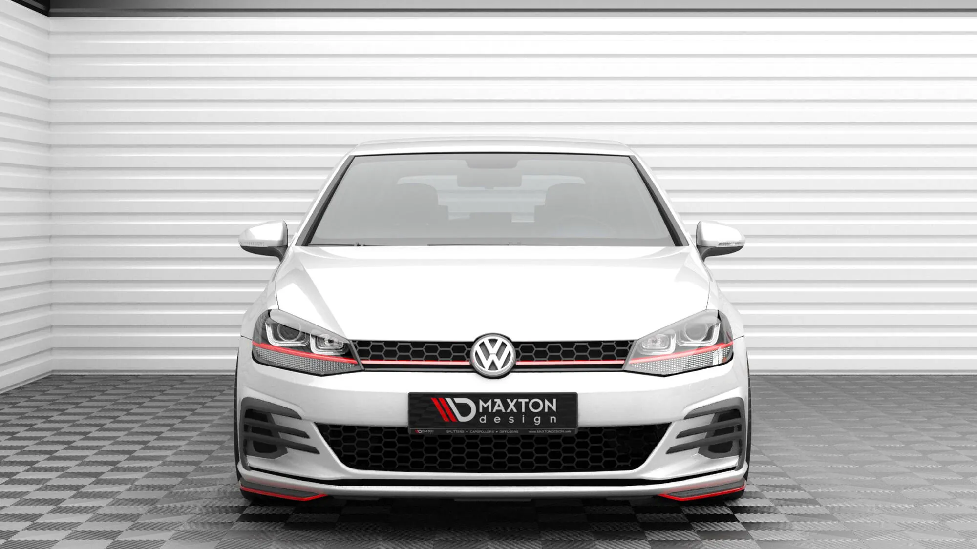 Frontsplitter sider VW Golf GTI VII Facelift 2017 - 2020 | Glossy Black Edition – bilde 2