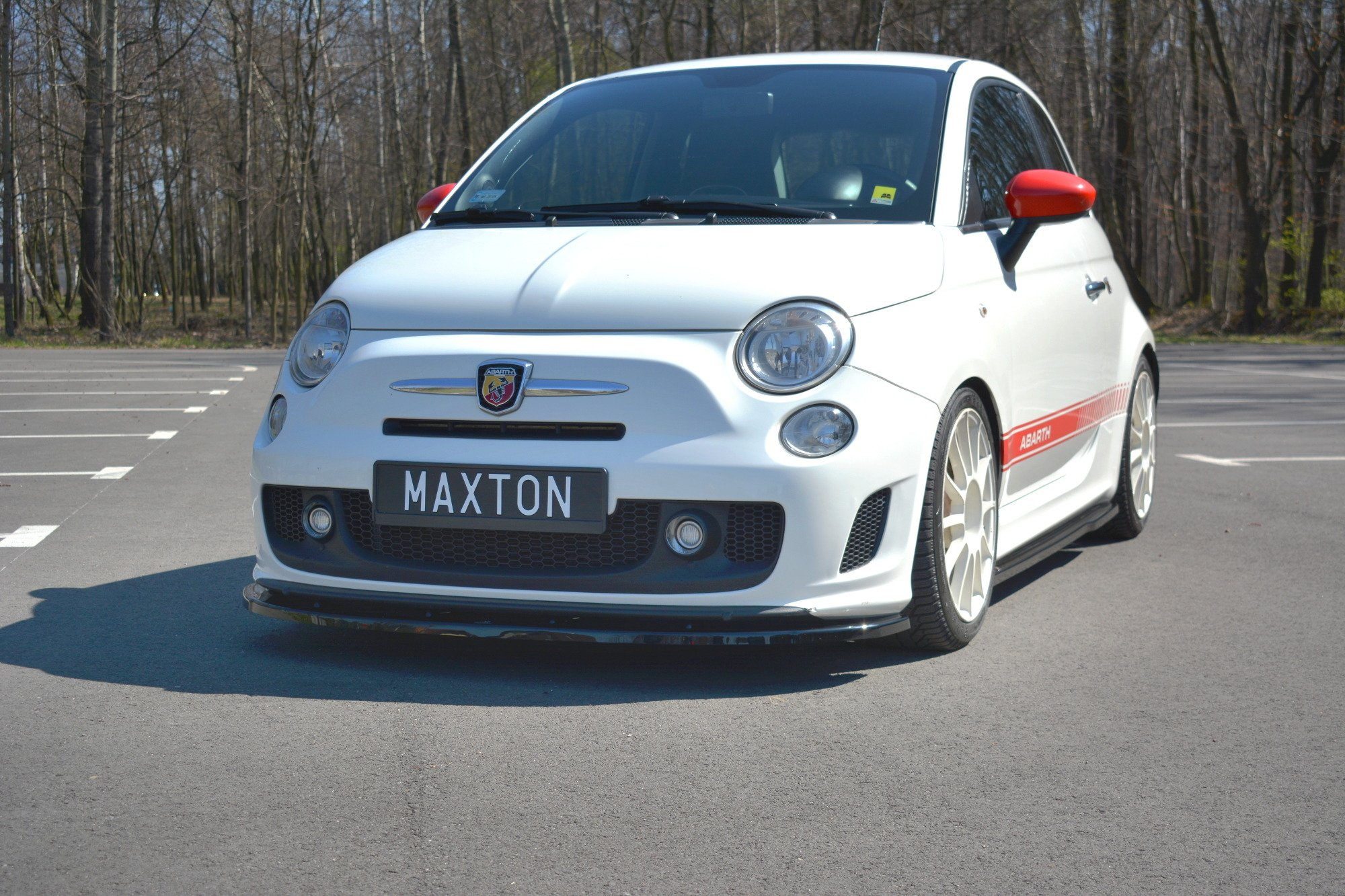 Frontspoiler Abarth 500 I 2008 - 2015 | Sport Glossy Black Edition V2