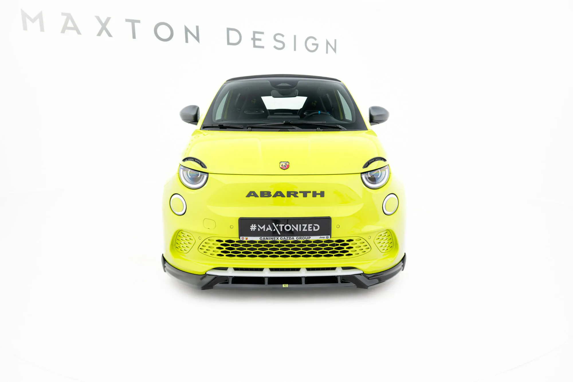Frontspoiler Abarth 500e 2023 -> | Glossy Black Edition – bilde 2