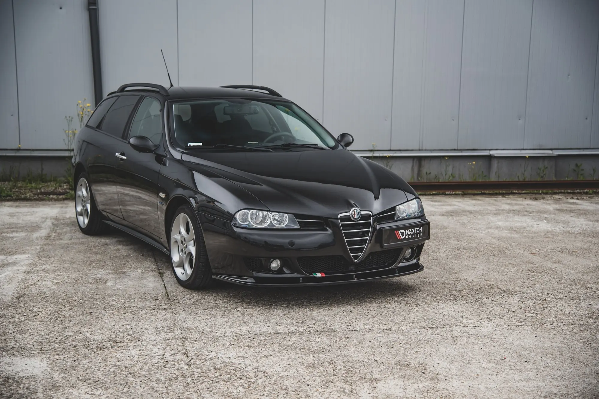 Frontspoiler Alfa Romeo 156 Facelift 2003-2006 | Glossy Black Edition