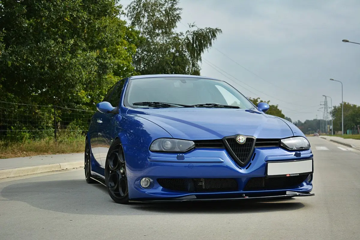 Frontspoiler Alfa Romeo 156 GTA 2002-2005 | V.1 Glossy Black Edition – bilde 3