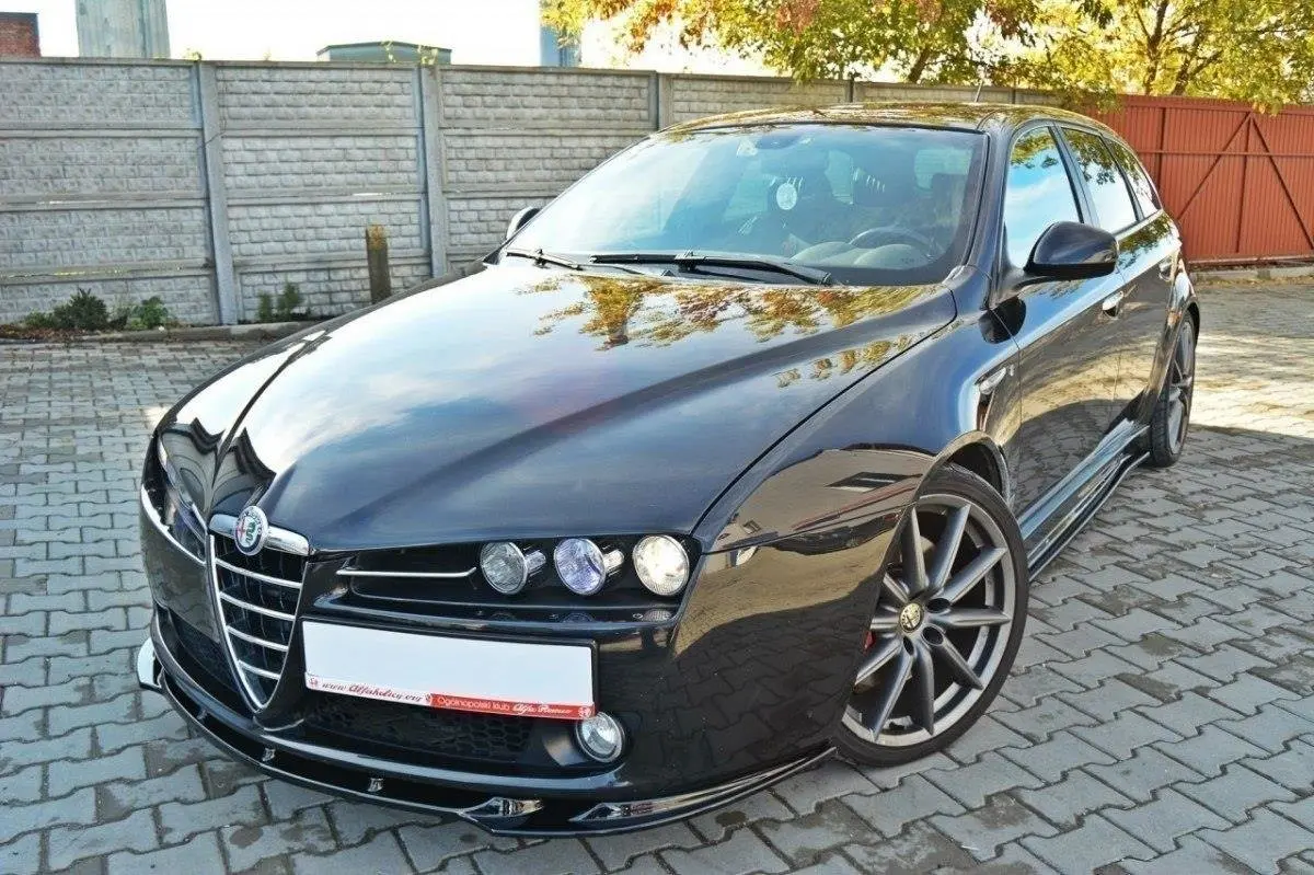 Frontspoiler Alfa Romeo 159 2005-2011 | V.1 Glossy Black Edition – bilde 3