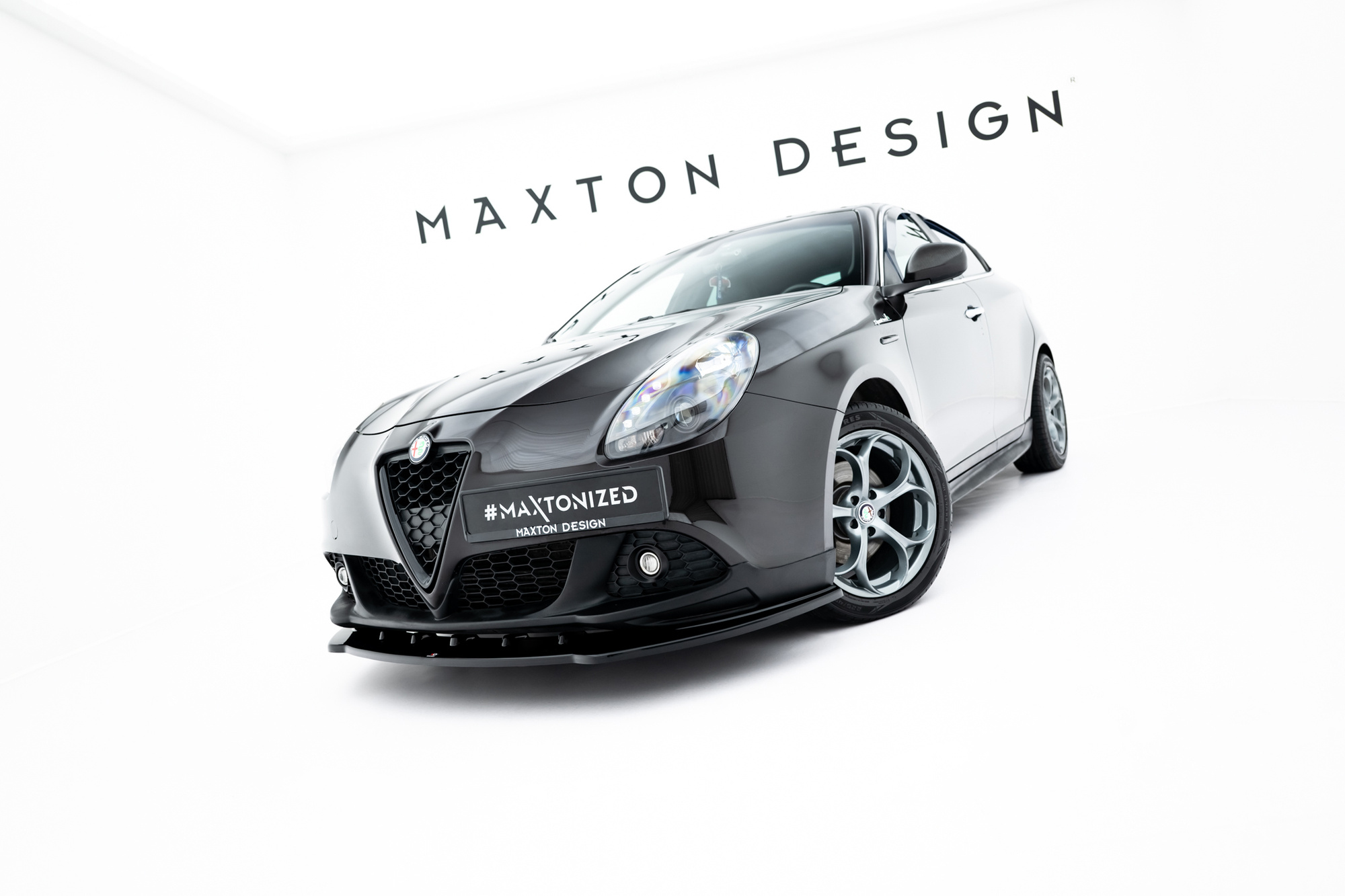 Frontspoiler Alfa Romeo Giulietta Zender 2010 - 2020 | Sport Glossy Black Edition – bilde 3