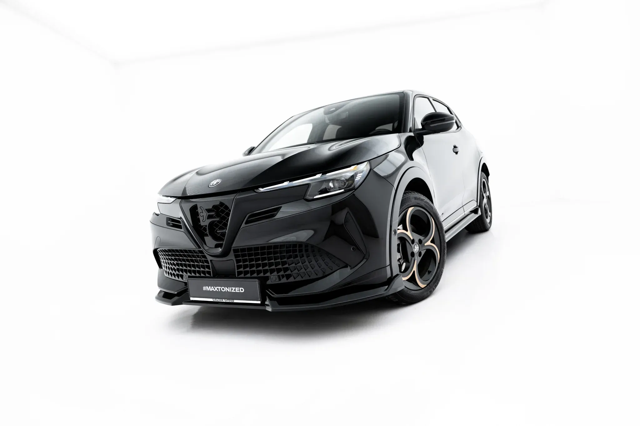 Frontspoiler Alfa Romeo Junior I 2024 -> | Glossy Black Edition – bilde 2