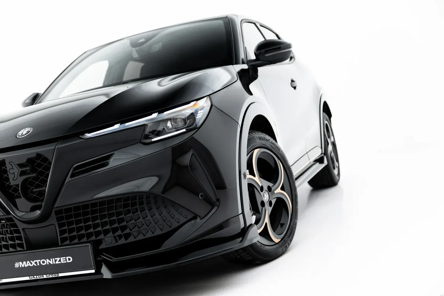 Frontspoiler Alfa Romeo Junior I 2024 -> | Glossy Black Edition – bilde 3