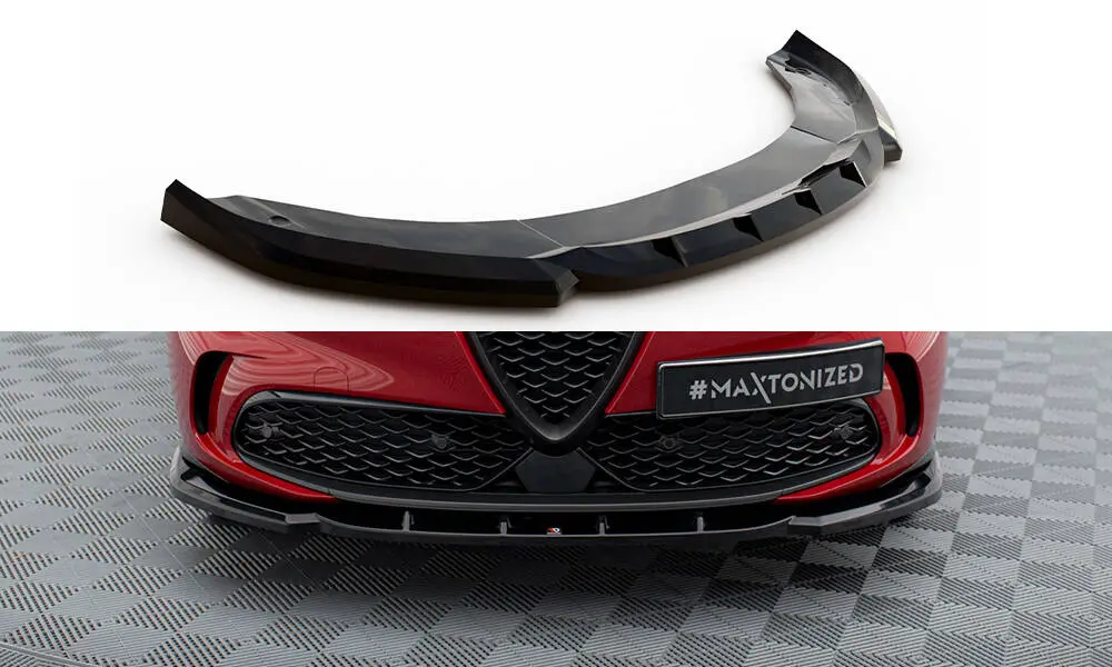 Frontspoiler Alfa Romeo Tonale 2022 - > | Glossy Black Edition V2 – bilde 2