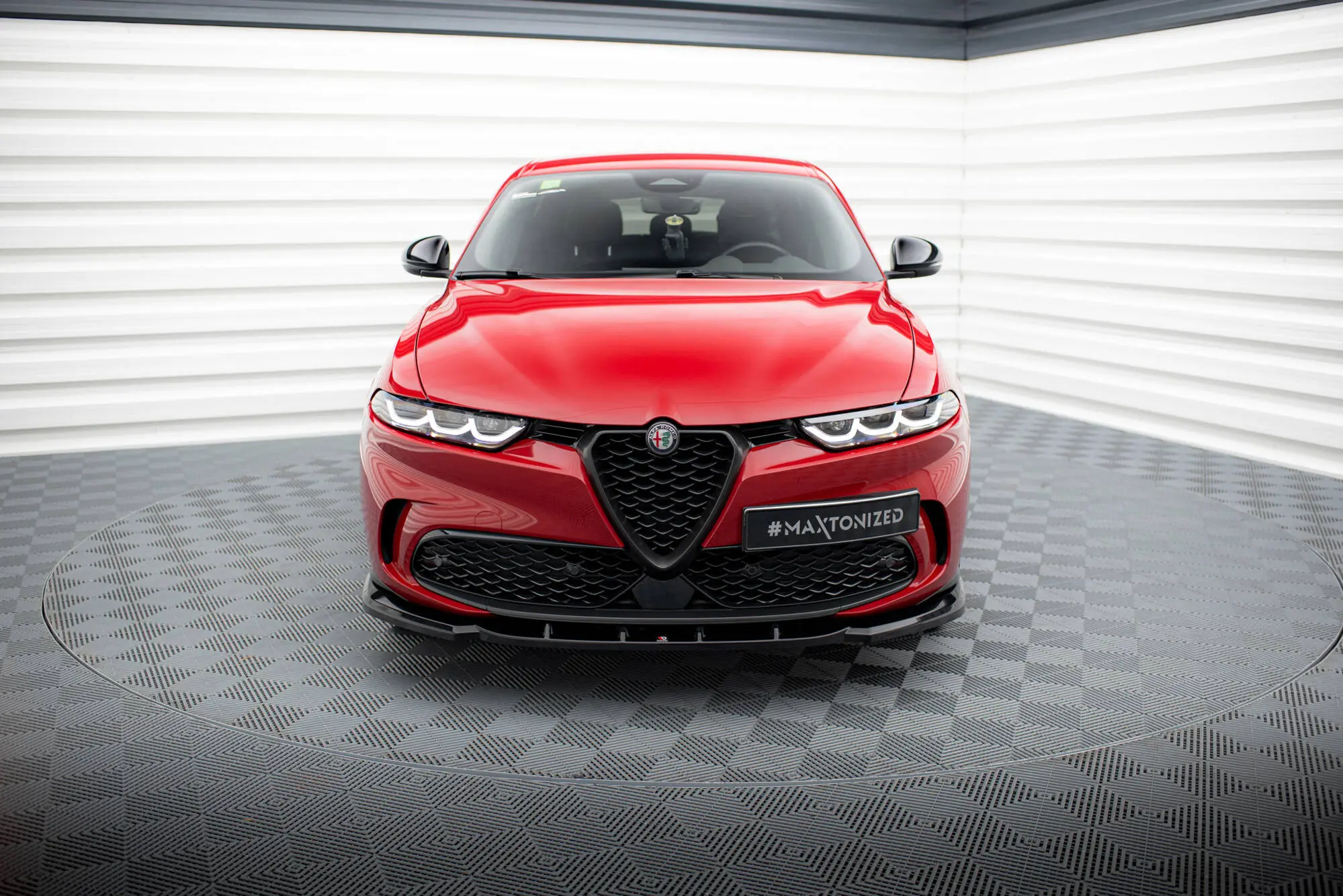 Frontspoiler Alfa Romeo Tonale 2022 - > | Glossy Black Edition V2 – bilde 4
