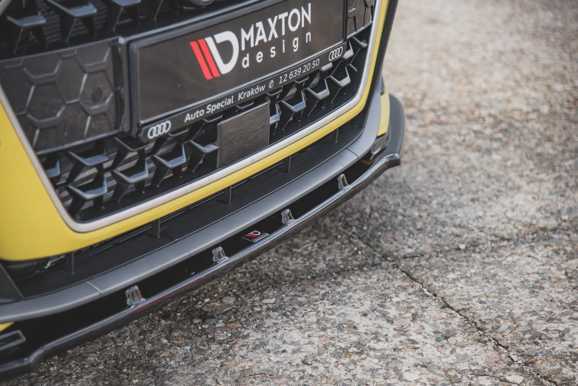Frontspoiler Audi A1 GB S-Line 2018 -> | V.1 Glossy Black Edition – bilde 2