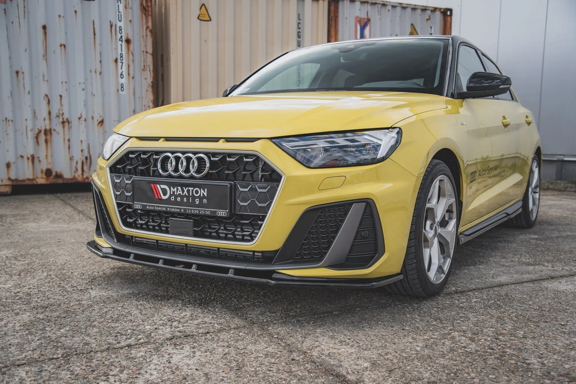 Frontspoiler Audi A1 GB S-Line 2018 -> | V.1 Glossy Black Edition – bilde 3
