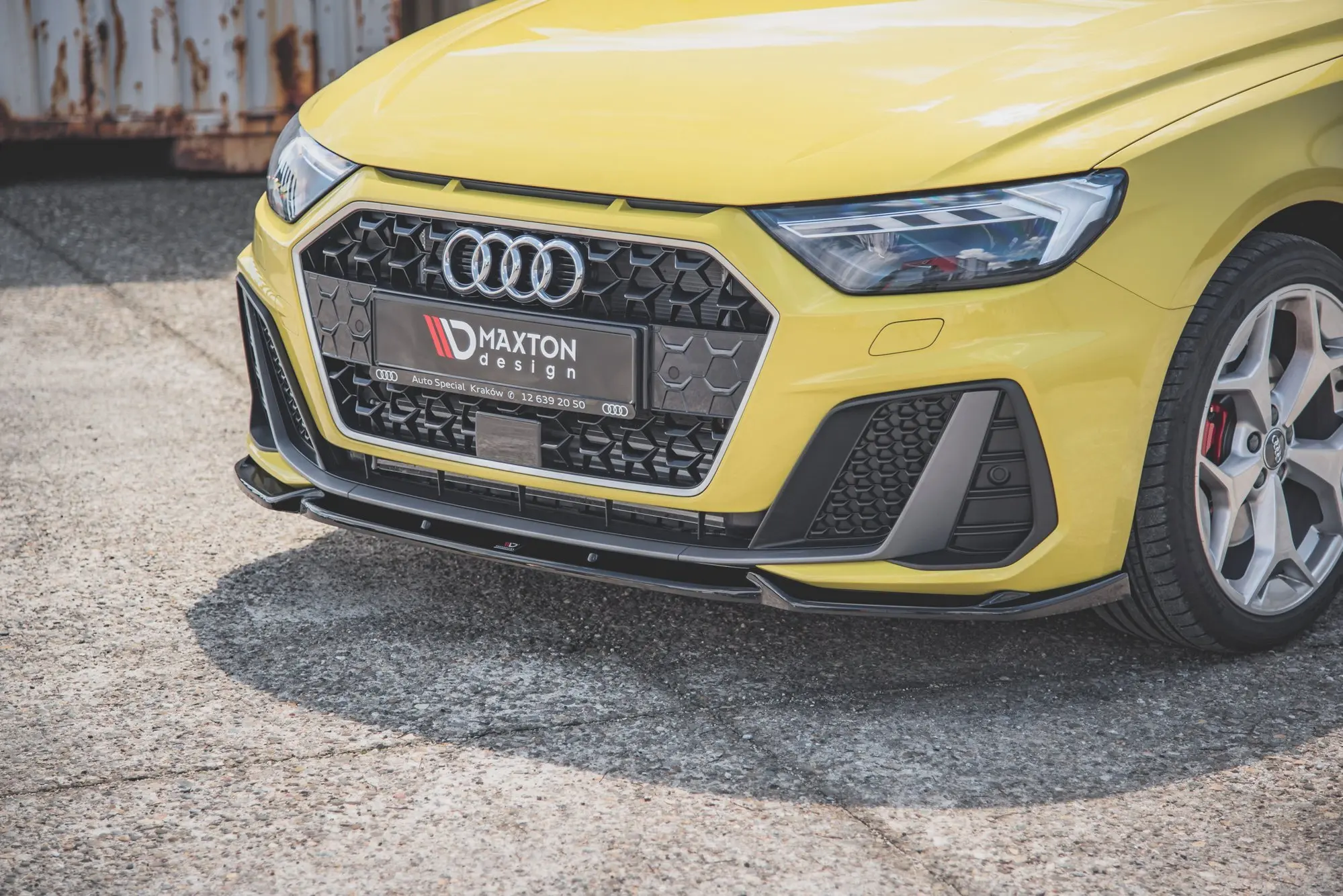 Frontspoiler Audi A1 GB S-Line 2018 -> | V.3 Glossy Black Edition