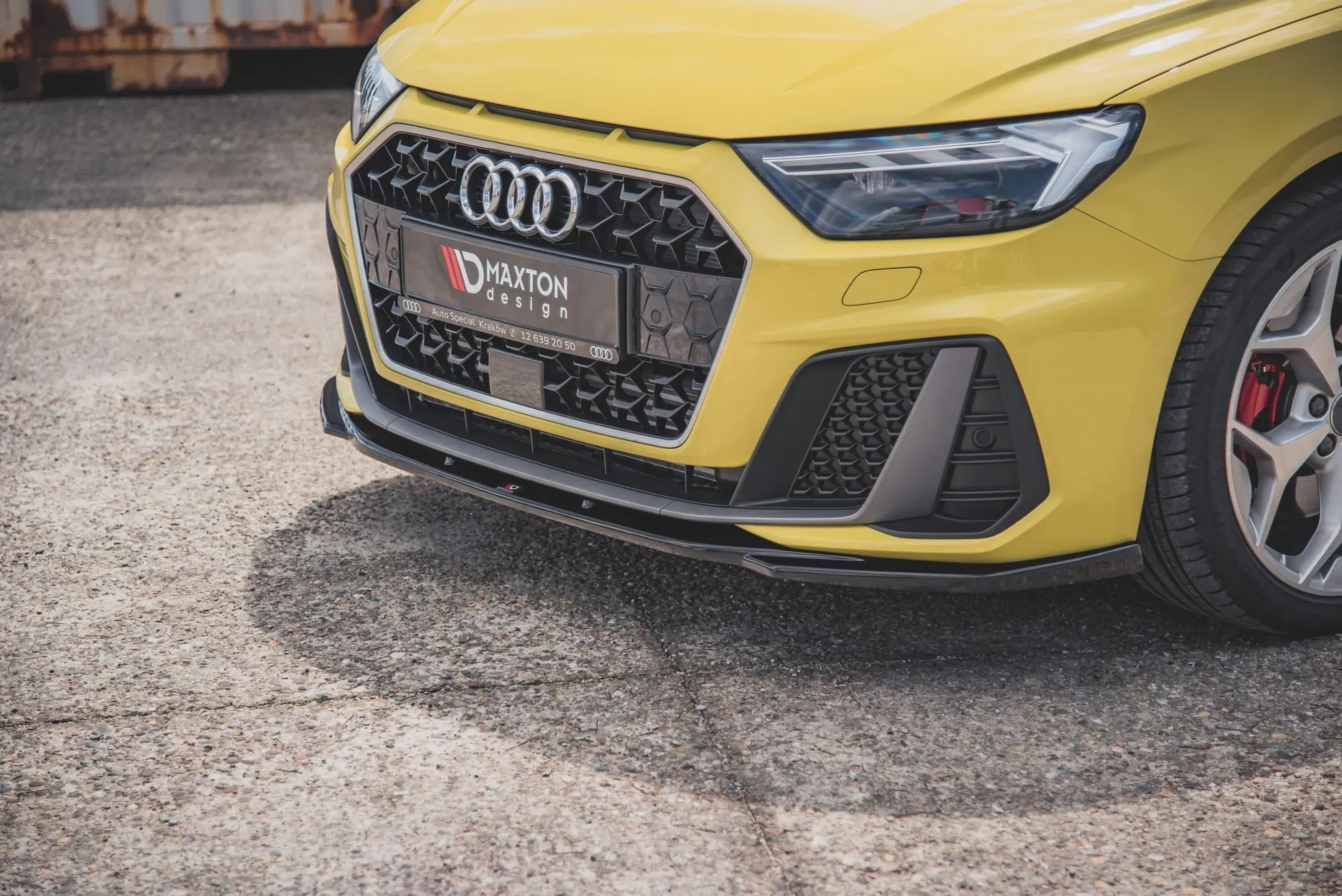 Frontspoiler Audi A1 S-Line (GB) 2018 -> | V.2 Glossy Black Edition