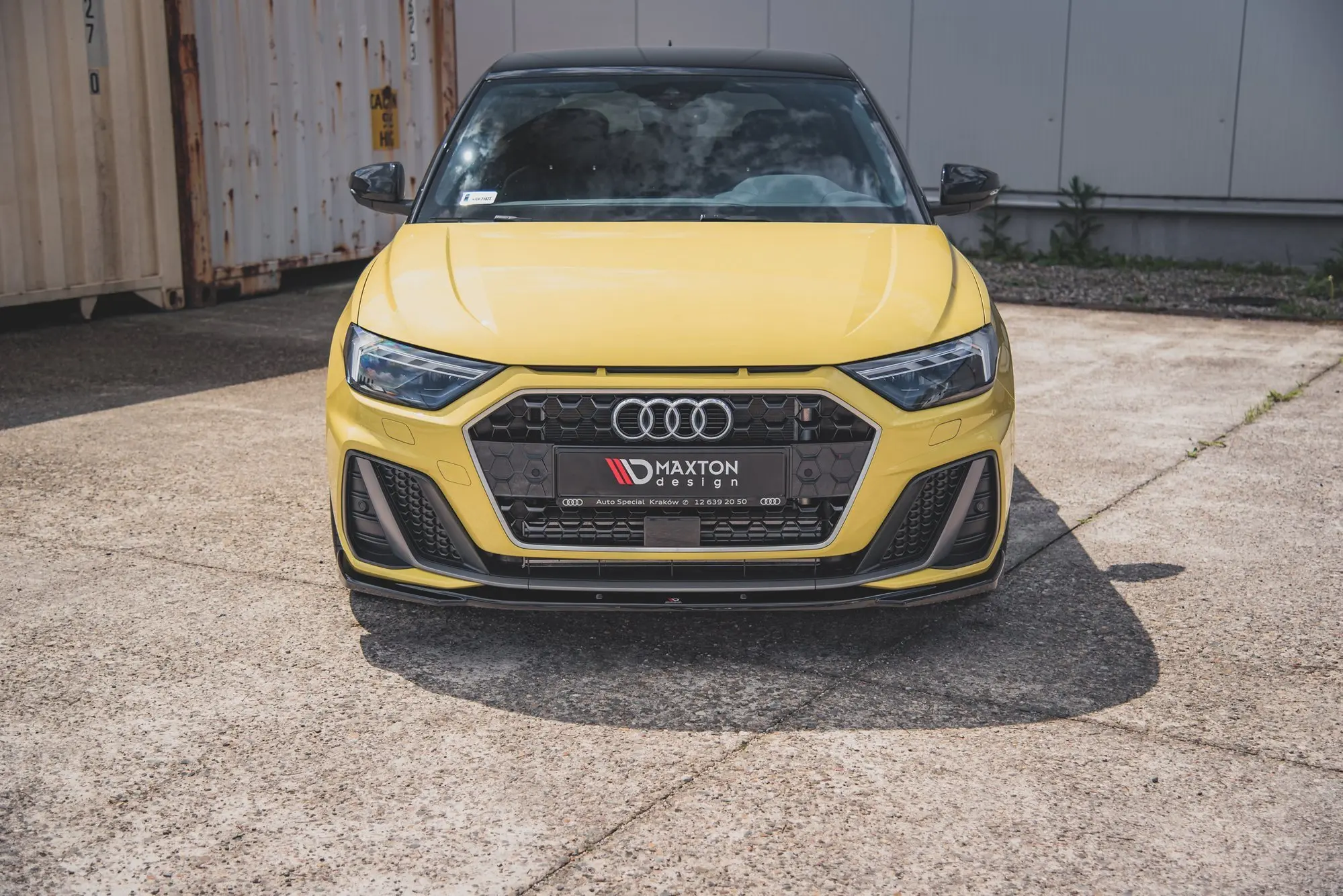 Frontspoiler Audi A1 S-Line (GB) 2018 -> | V.2 Glossy Black Edition – bilde 2
