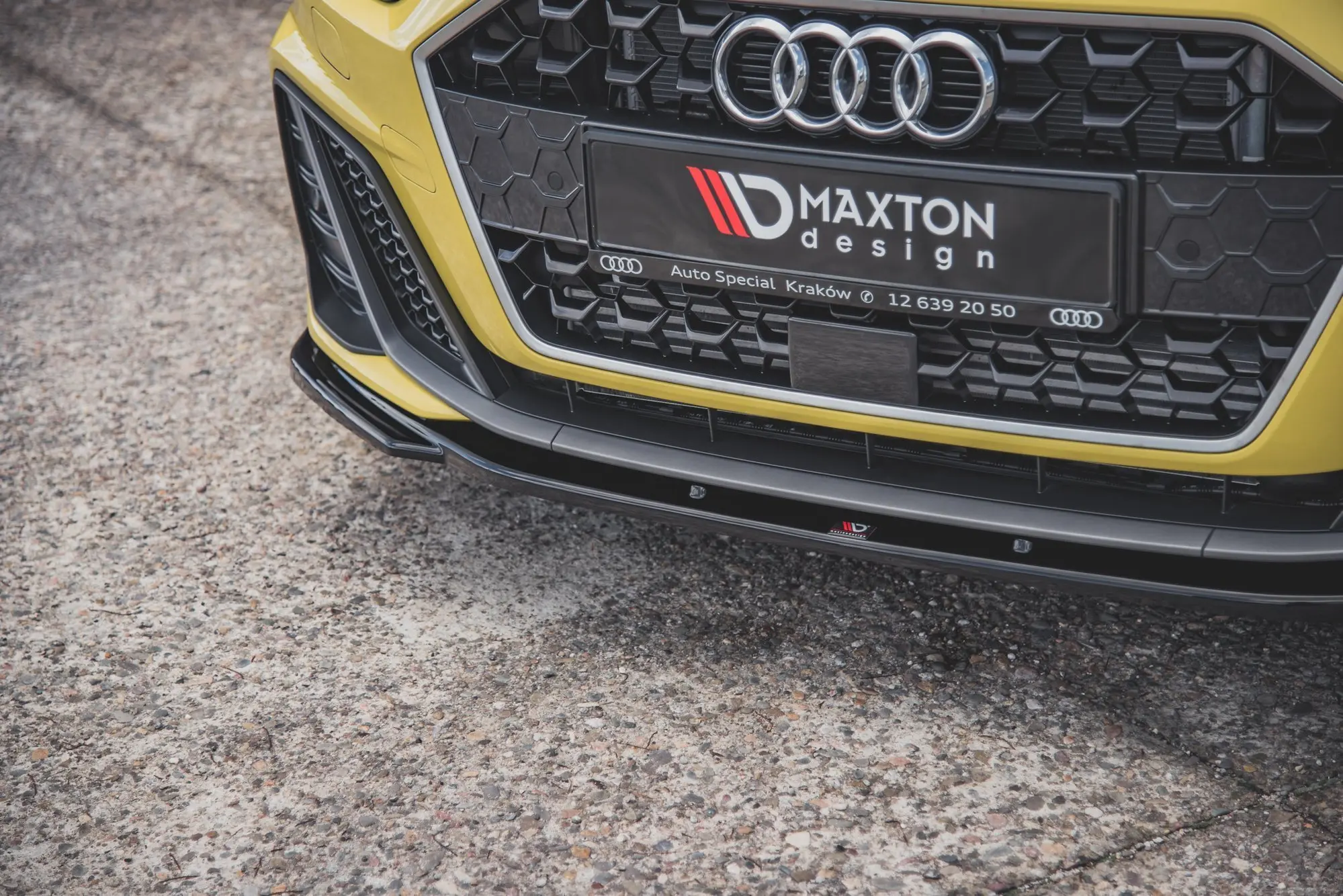 Frontspoiler Audi A1 S-Line (GB) 2018 -> | V.2 Glossy Black Edition – bilde 5