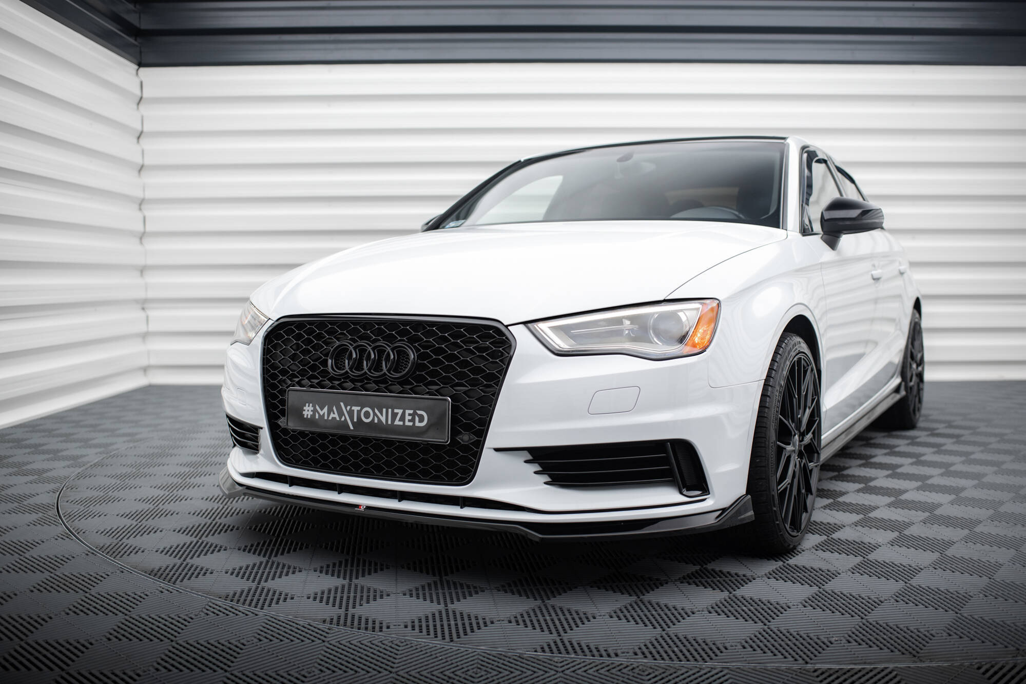 Frontspoiler Audi A3 8V 2013 - 2016 | Sport Glossy Black Edition V2