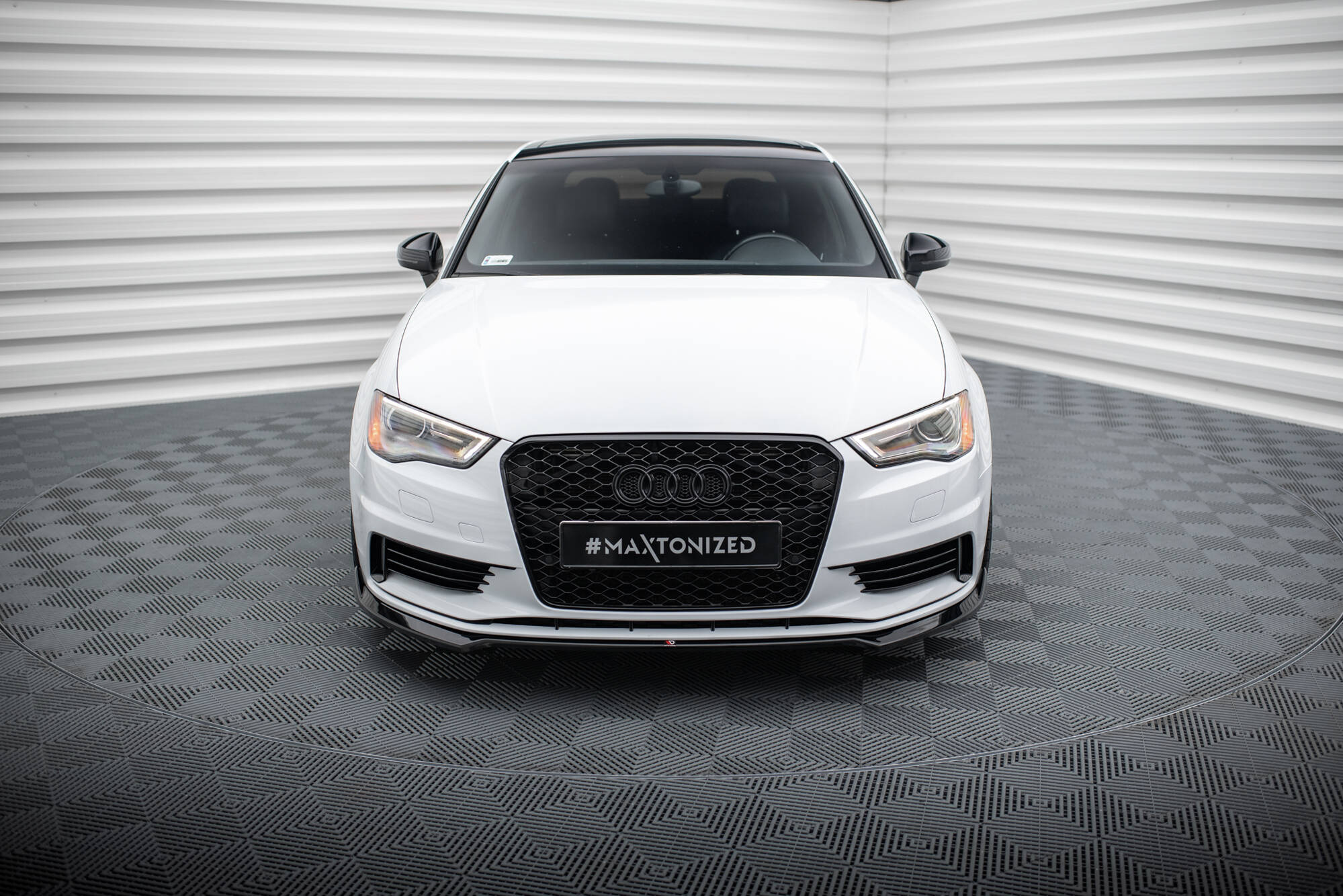 Frontspoiler Audi A3 8V 2013 - 2016 | Sport Glossy Black Edition V2 – bilde 2