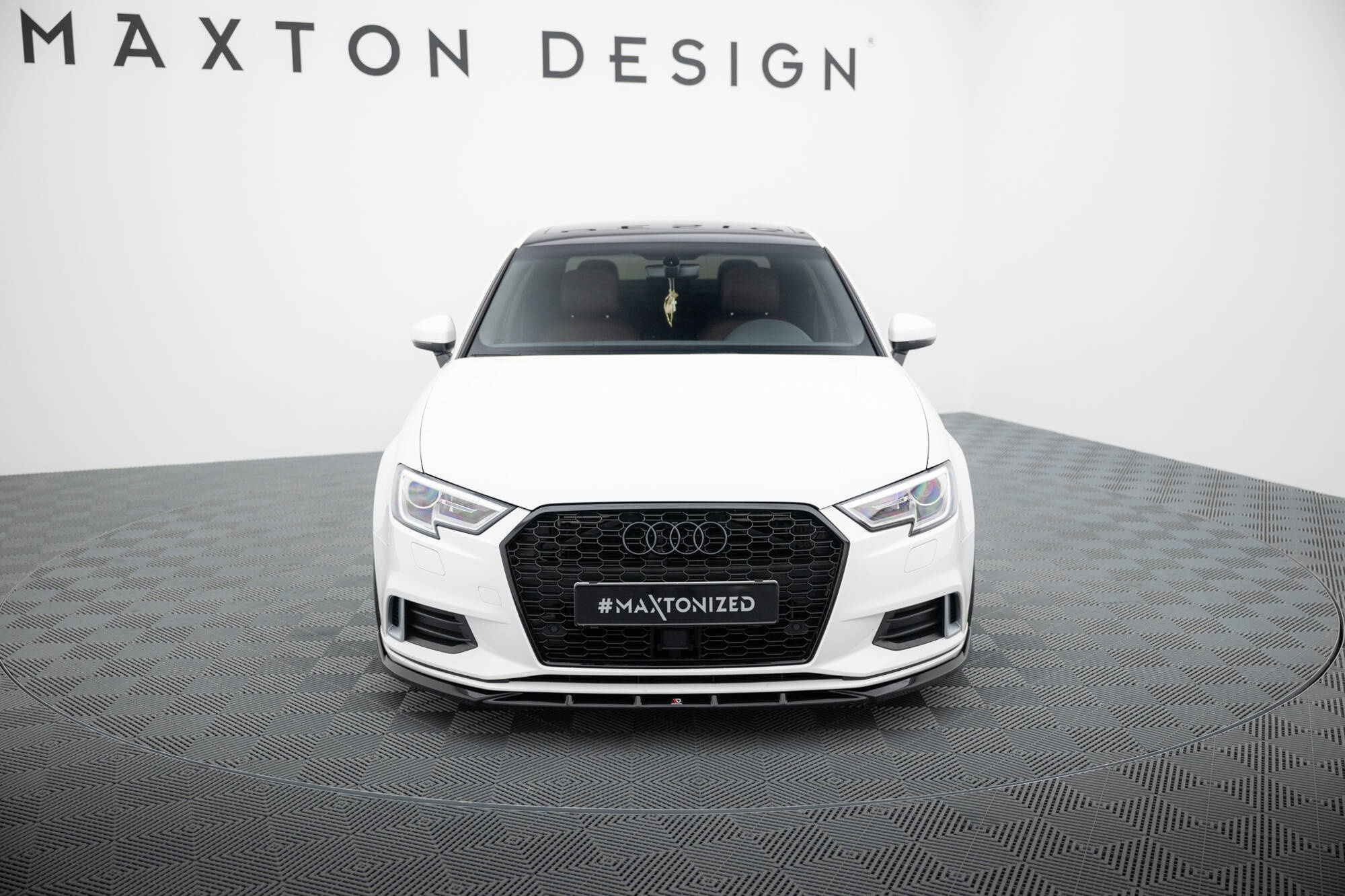 Frontspoiler Audi A3 (8V) Facelift 2016 - 2020 | Sport Glossy Black Edition – bilde 2