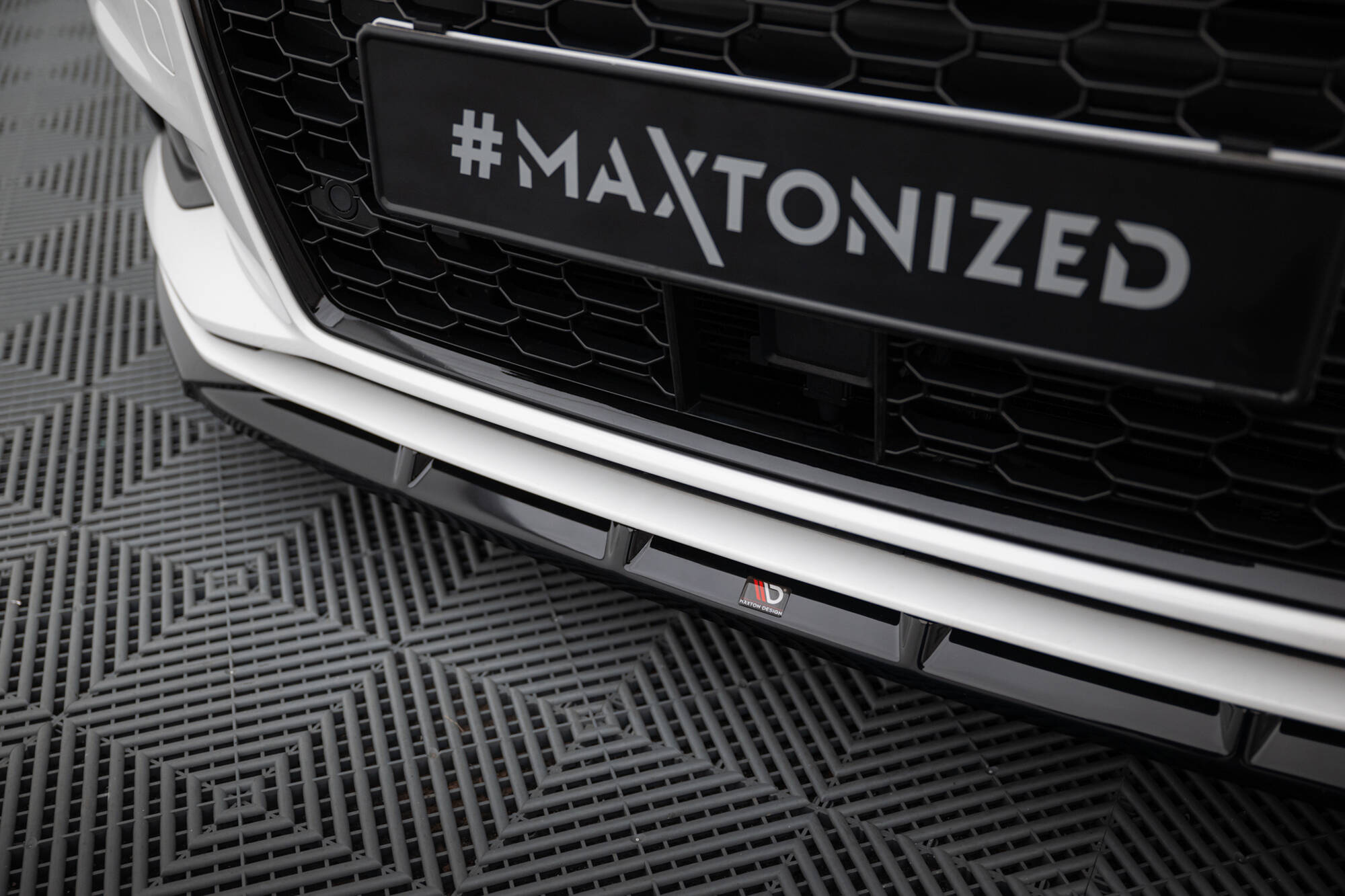 Frontspoiler Audi A3 (8V) Facelift 2016 - 2020 | Sport Glossy Black Edition – bilde 4